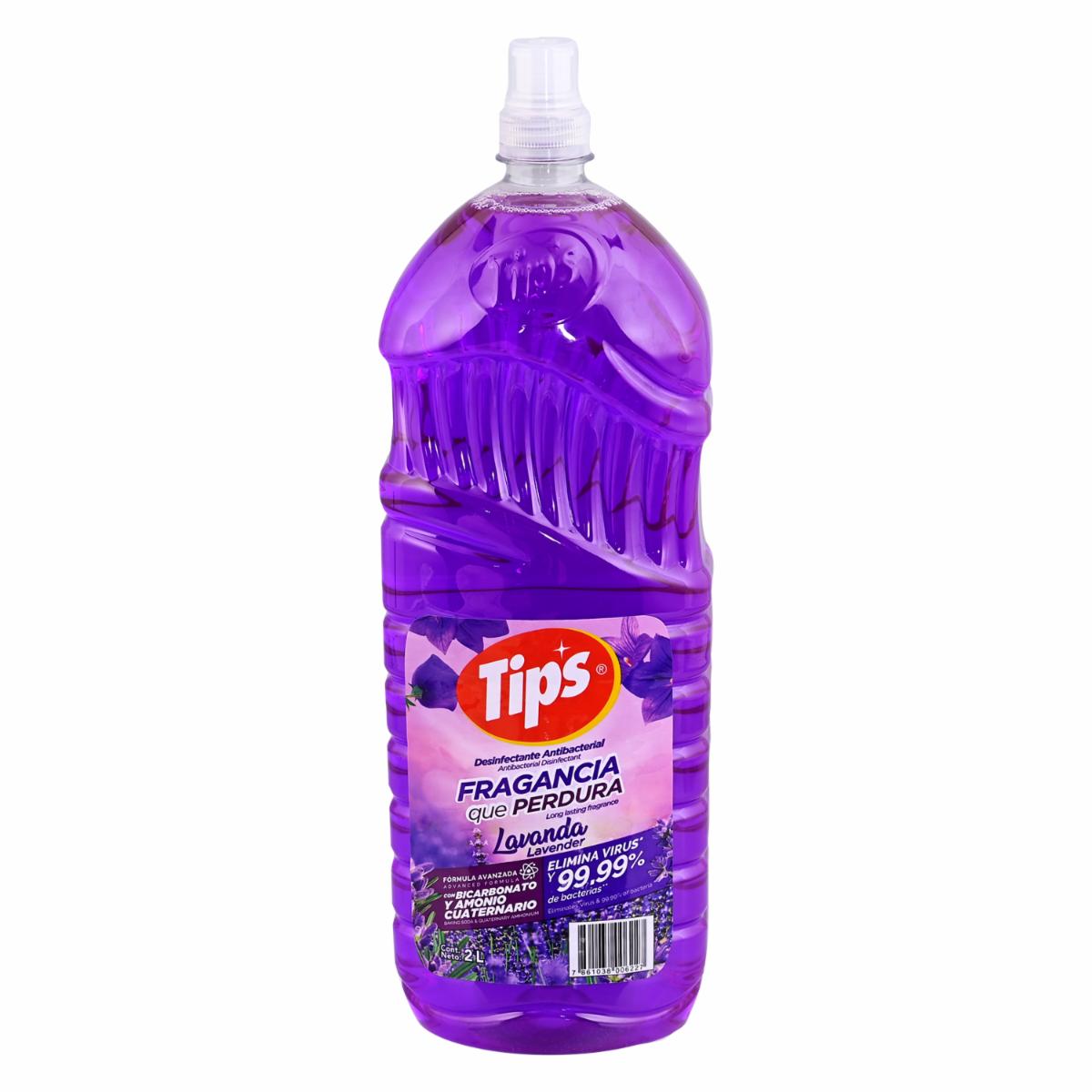 Desinfectante Fragancia Lavanda TIPS Botella
