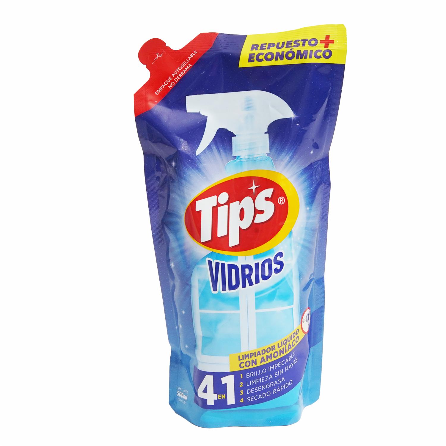 Limpiavidrios Original TIPS Doypack 500 Ml