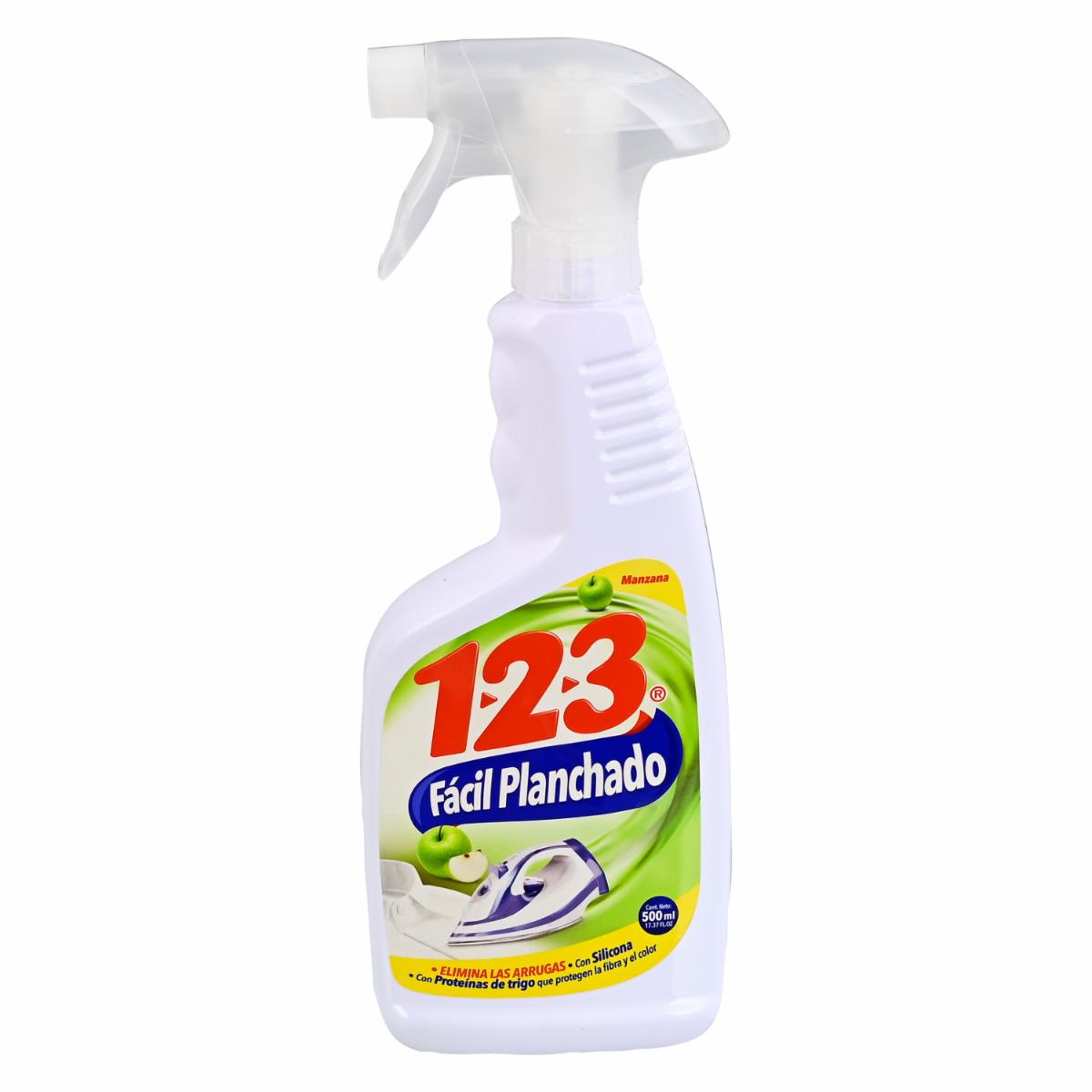 Líquido Para Planchado Aroma Manzana 1.2.3 500 Ml