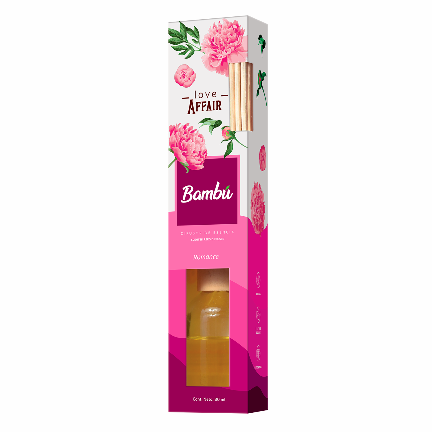 Difusor De Aroma Love Affair BAMBÚ 80 Ml