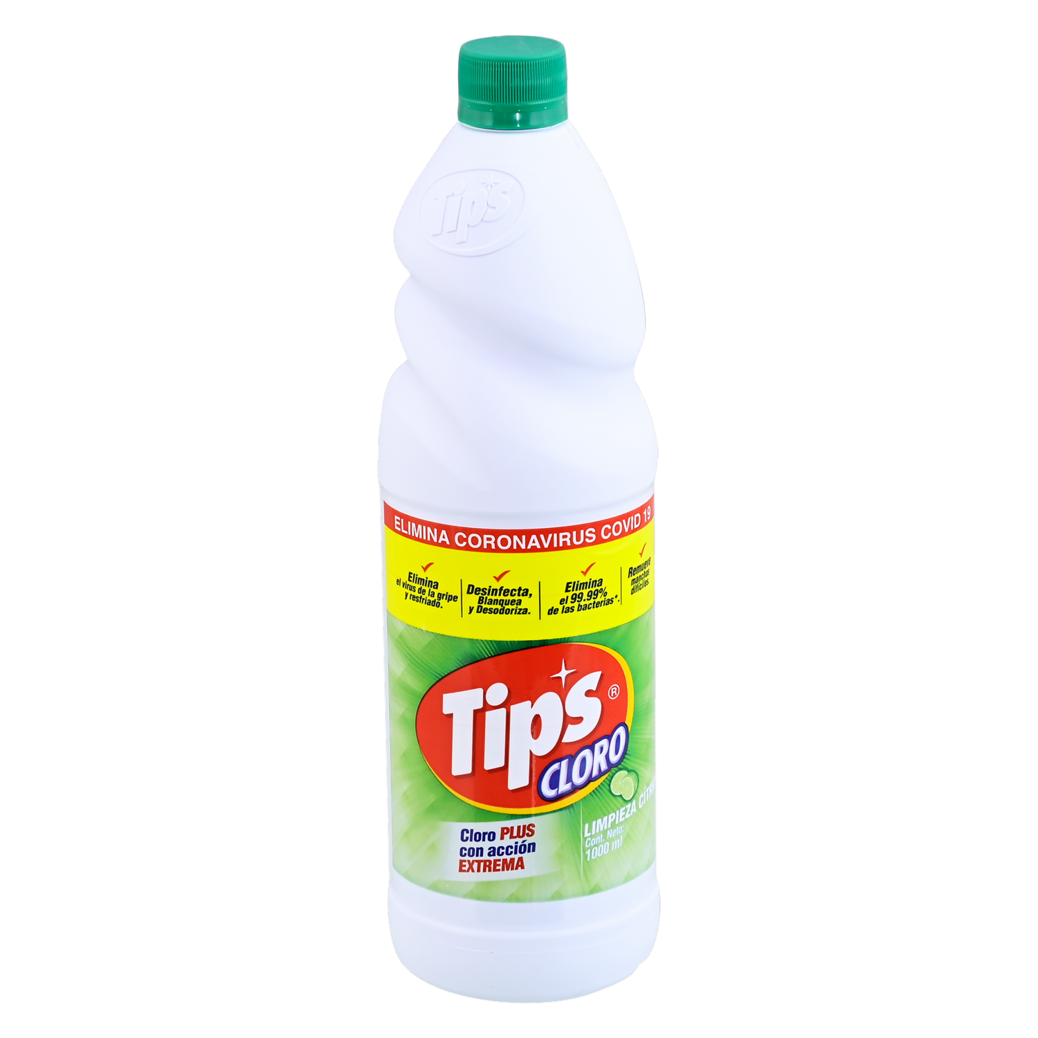 Cloro Liquido Limpieza Cítrica TIPS 1000 Ml