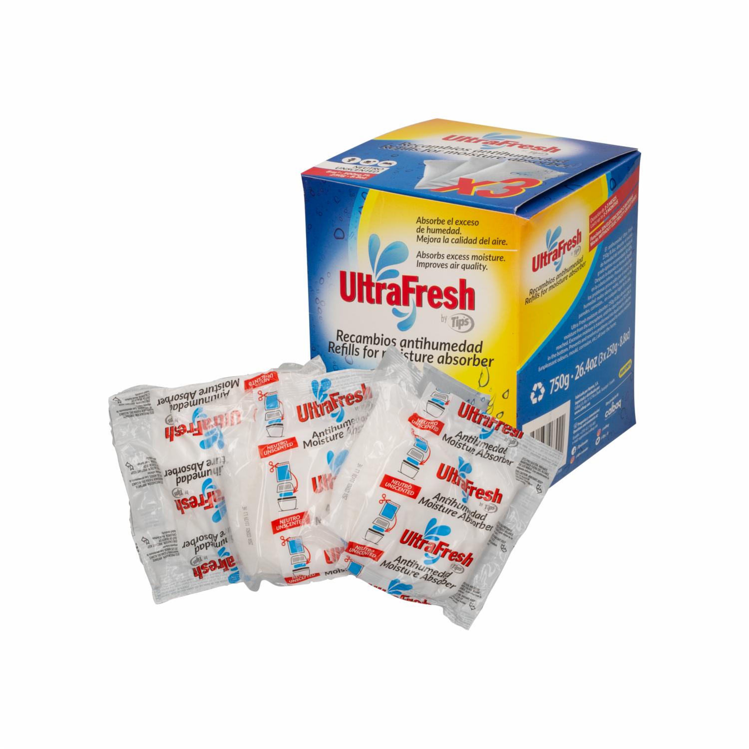 Desodorante Ambiental Antihumedad ULTRAFRESH 3 Uds X 250 G