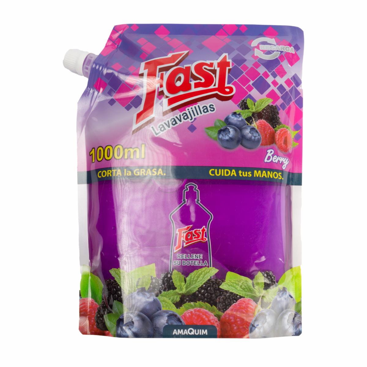 Lavavajillas Berry Doy pack FAST 1000 Ml