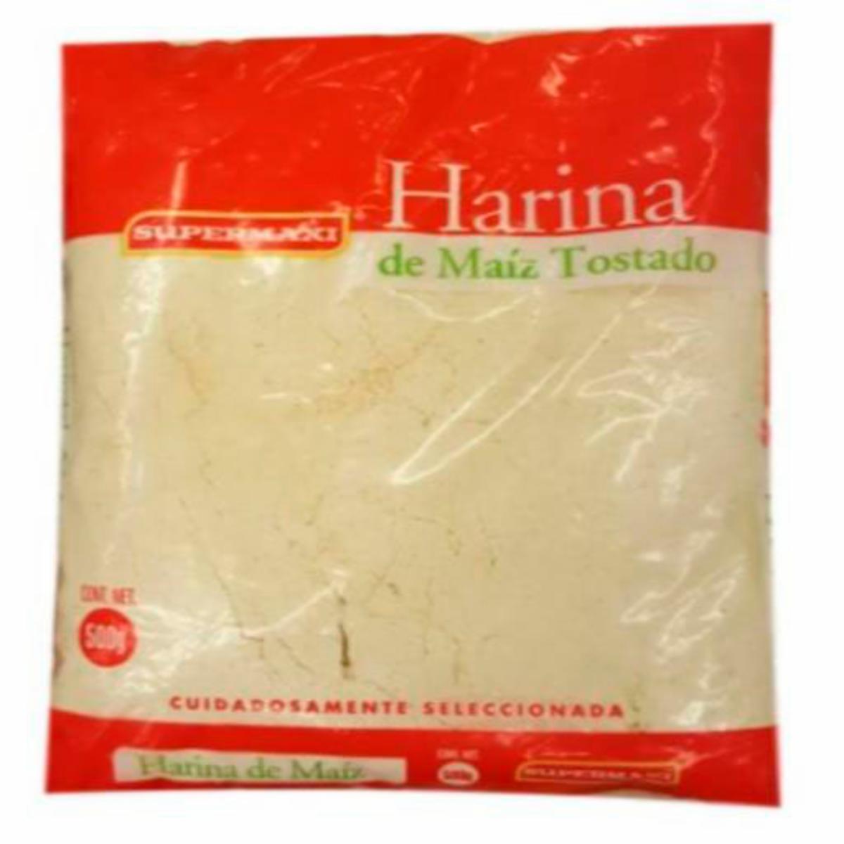 Harina De Maíz Tostado SUPERMAXI 500 G