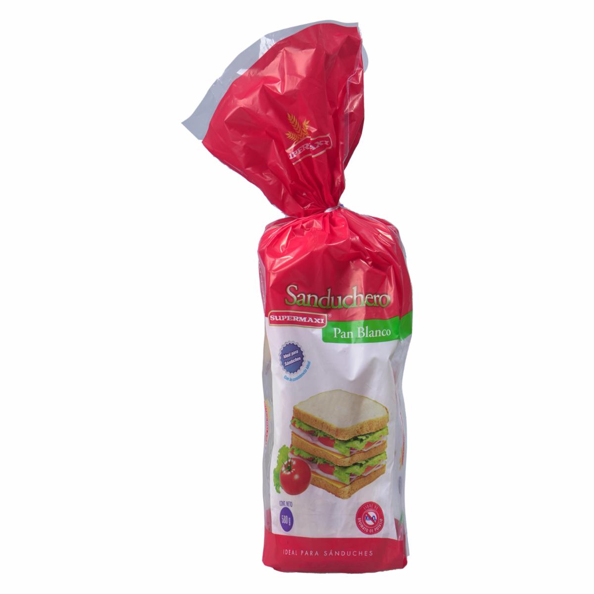 Pan Sanduchero SUPERMAXI 580g