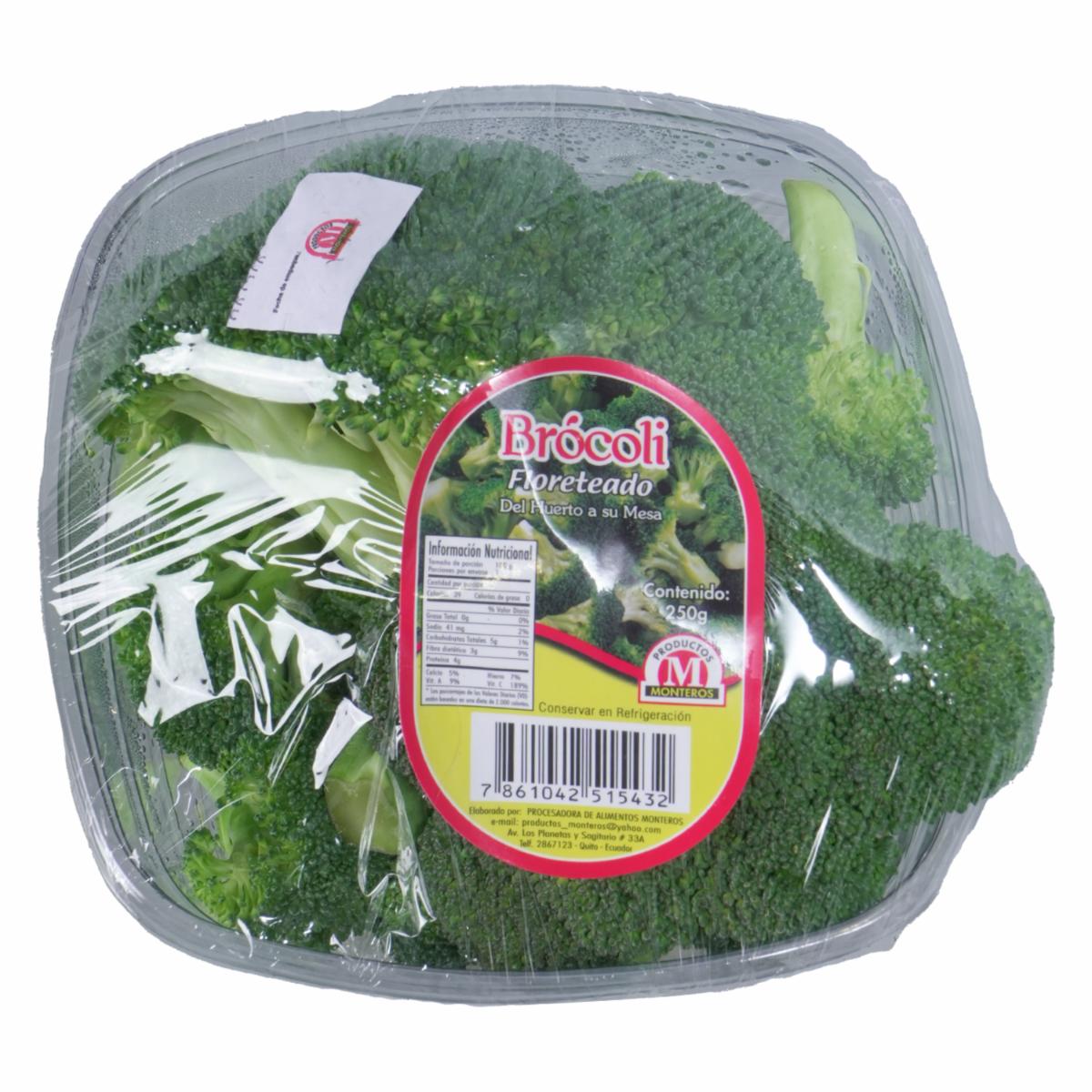 Brócoli Floreado PRODUCTOS MONTEROS 250g