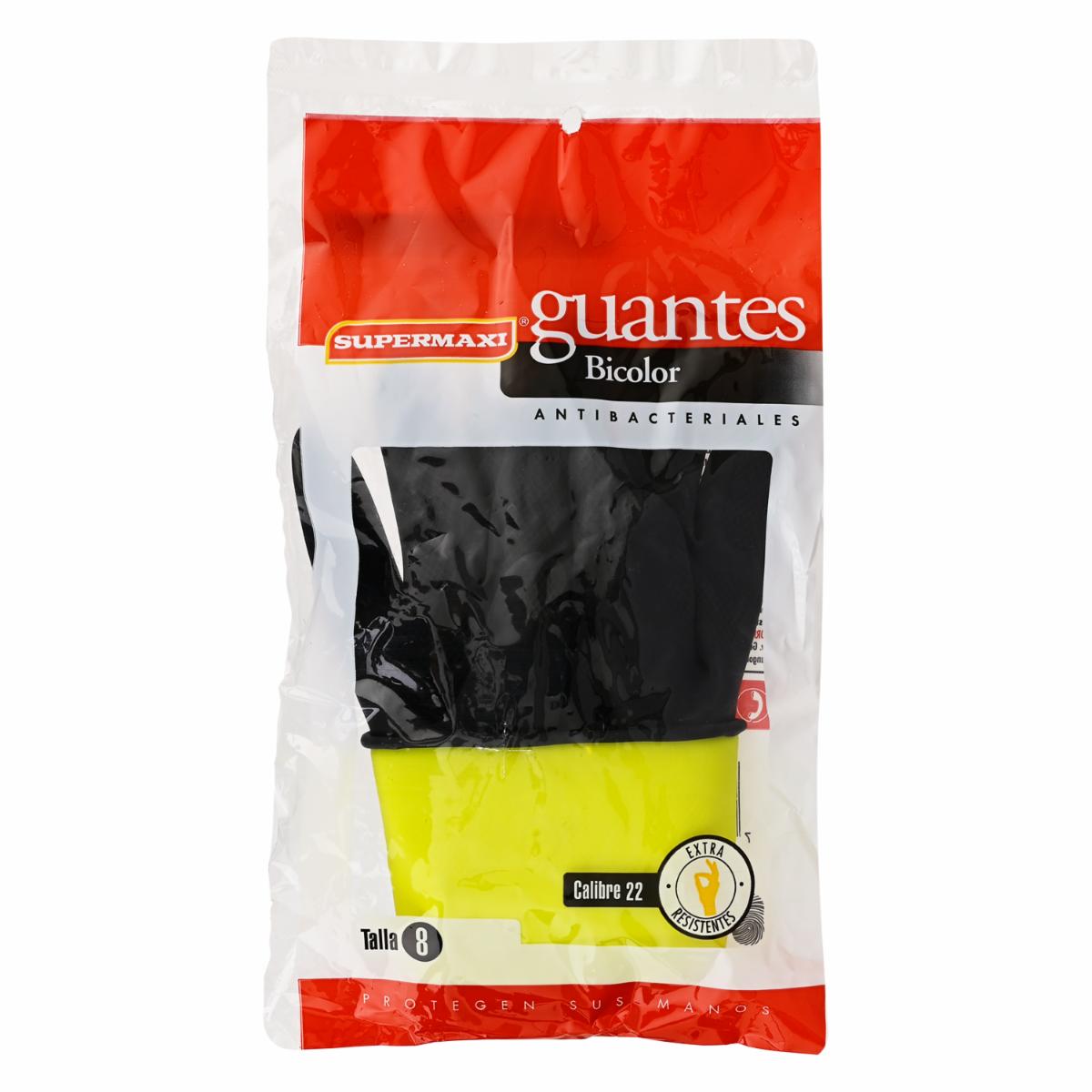 Guante Bicolor N° 8 SUPERMAXI Unidad
