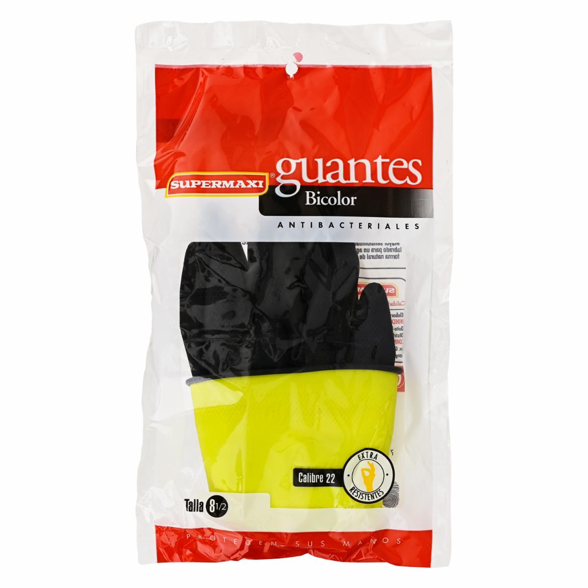 Guantes Bicolor N° 8 Y Medio SUPERMAXI Unidad