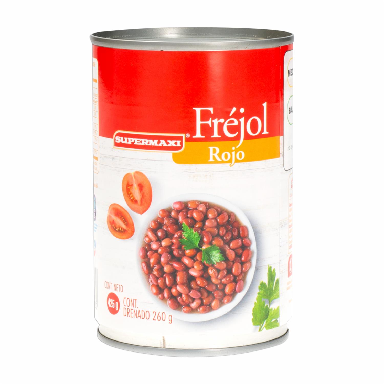 Fréjol Rojo Enlatado SUPERMAXI 425   G