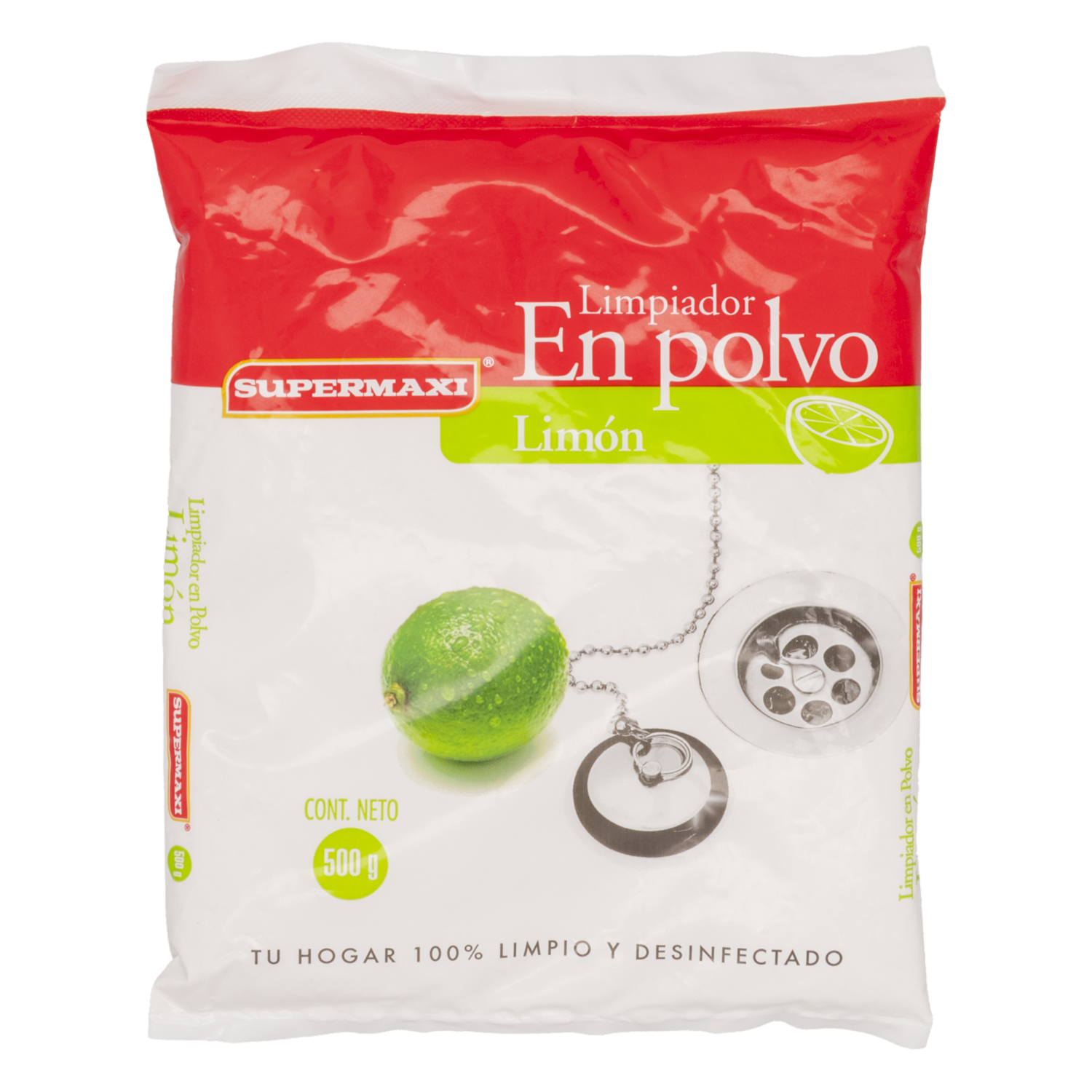 Limpiador En Polvo Aroma A Limón SUPERMAXI 500 G