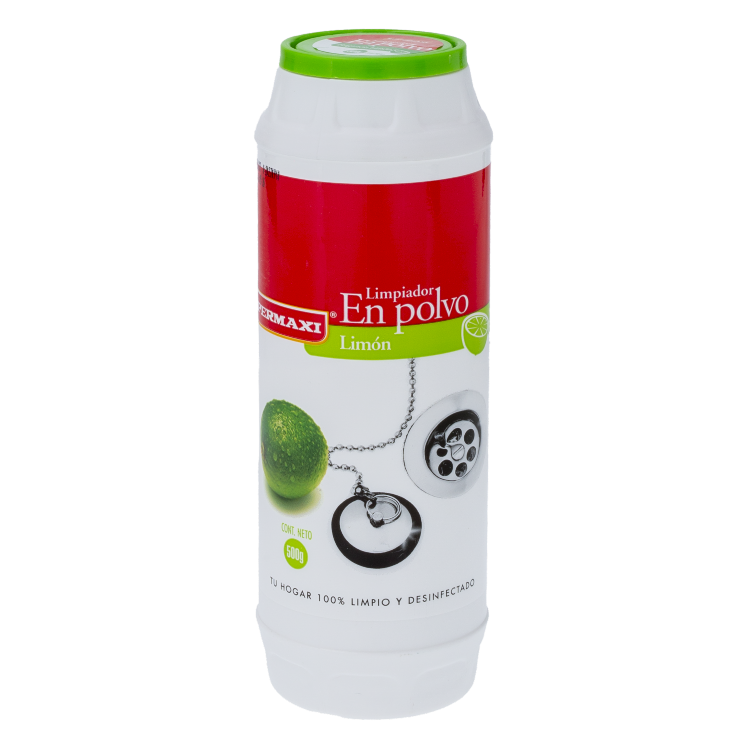 Limpiador En Polvo Limón SUPERMAXI 500 G