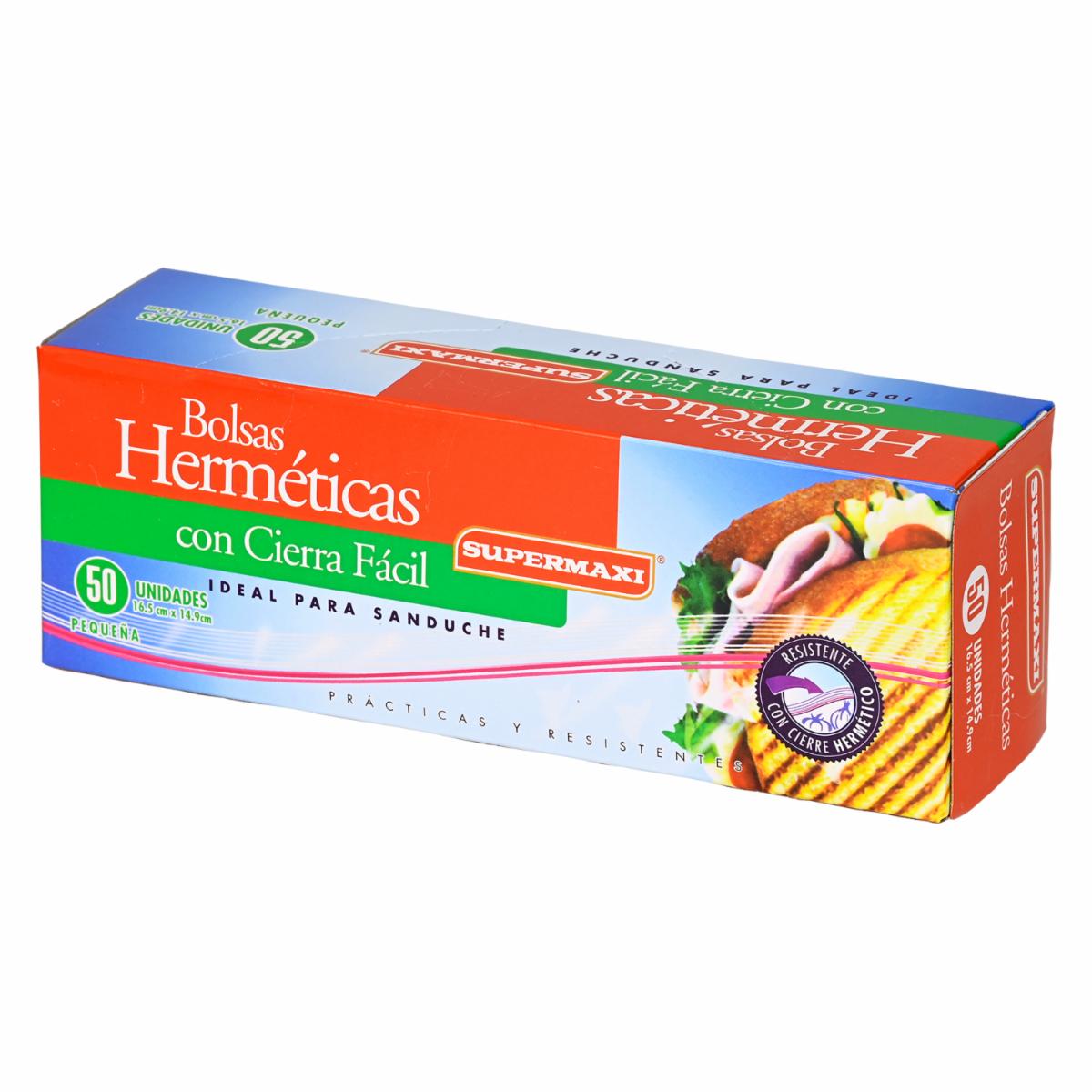 Bolsa Hermética Sándwich SUPERMAXI 50 U