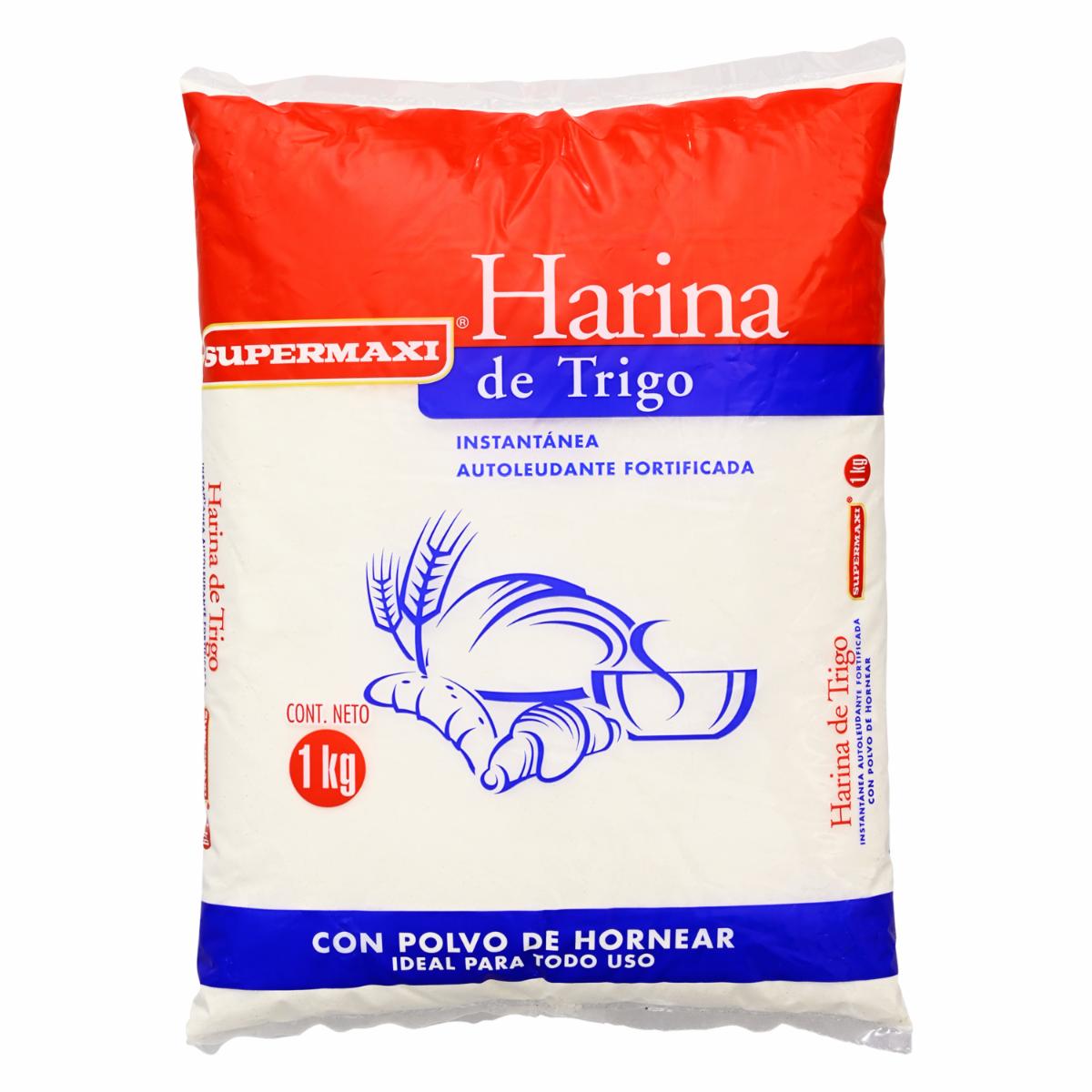 Harina Con Polvo De Hornear SUPERMAXI 1000 G
