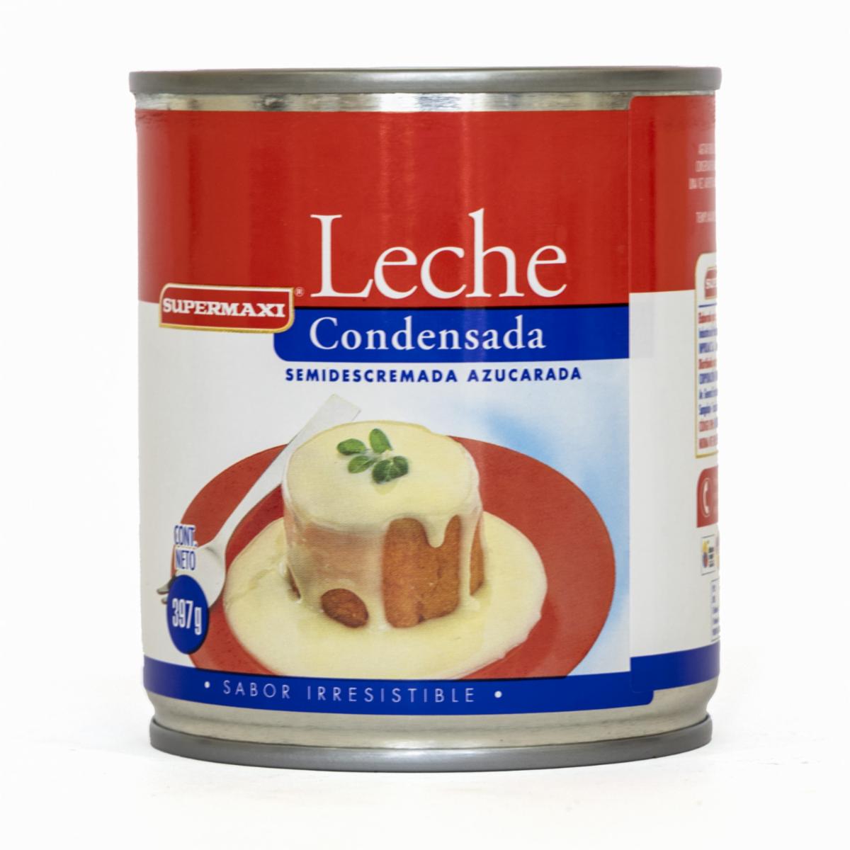 Leche Condensada Semidescremada Azucarada SUPERMAXI 397 G