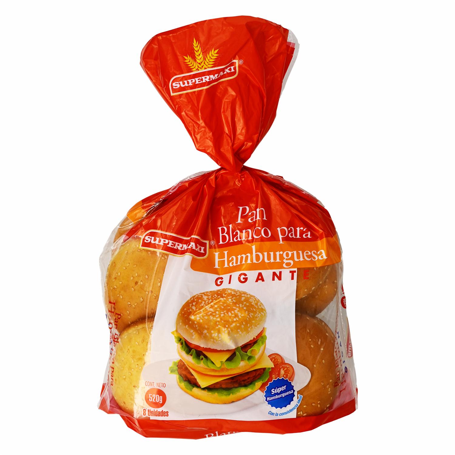 Pan Para Hamburguesa SUPERMAXI Funda