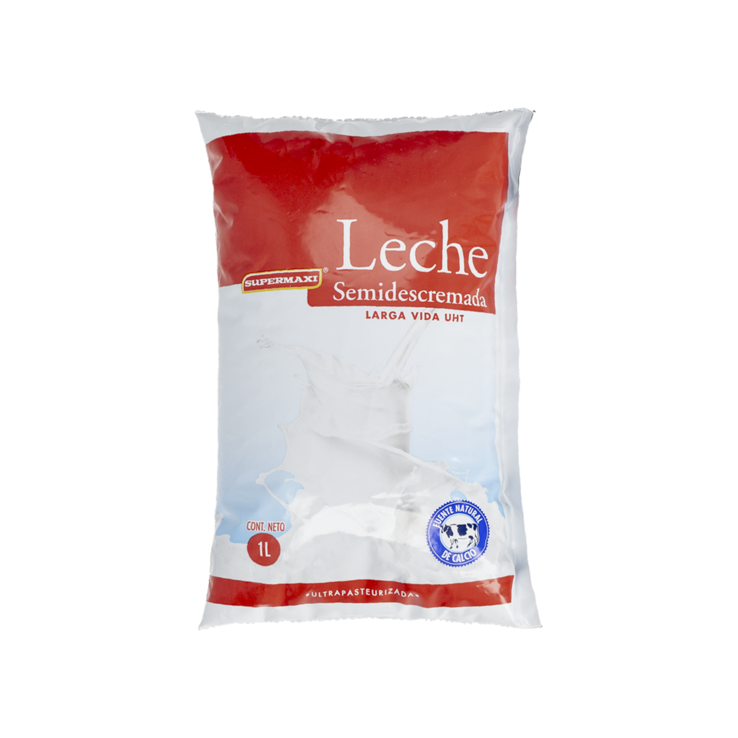 Leche Semidescremada Larga Vida SUPERMAXI 1000 Ml