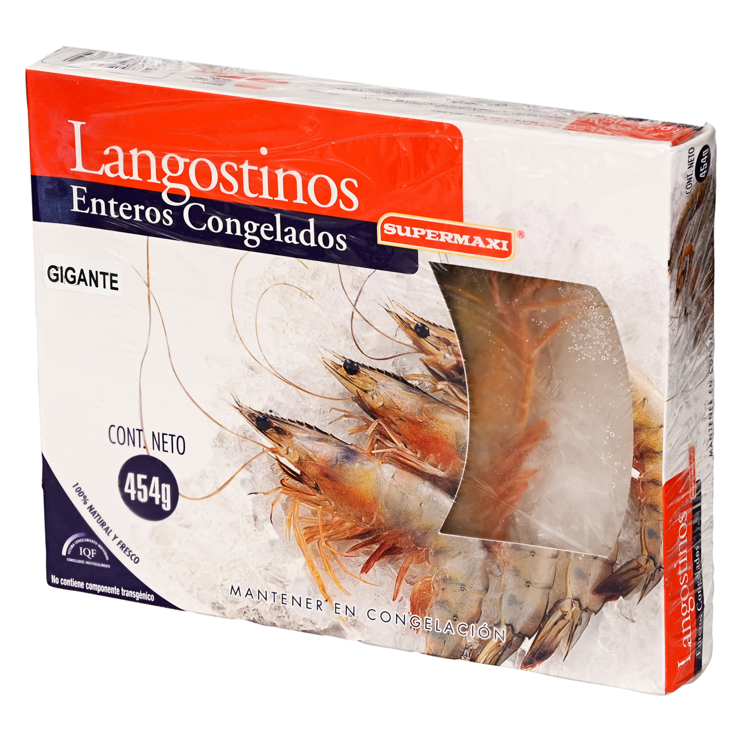 Langostinos Enteros Congelados SUPERMAXI 454G