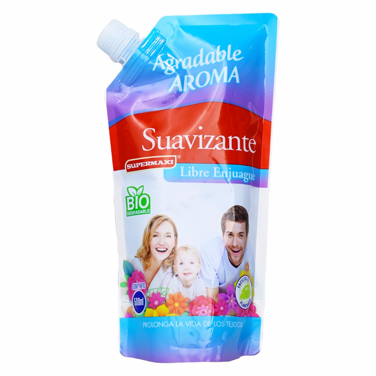 Suavizante Libre De Enjuague Doy Pack SUPERMAXI 500 Ml
