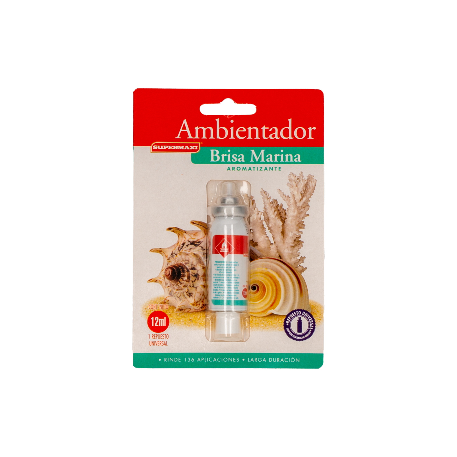 Ambientador Brisas Del Mar SUPERMAXI 12 Ml
