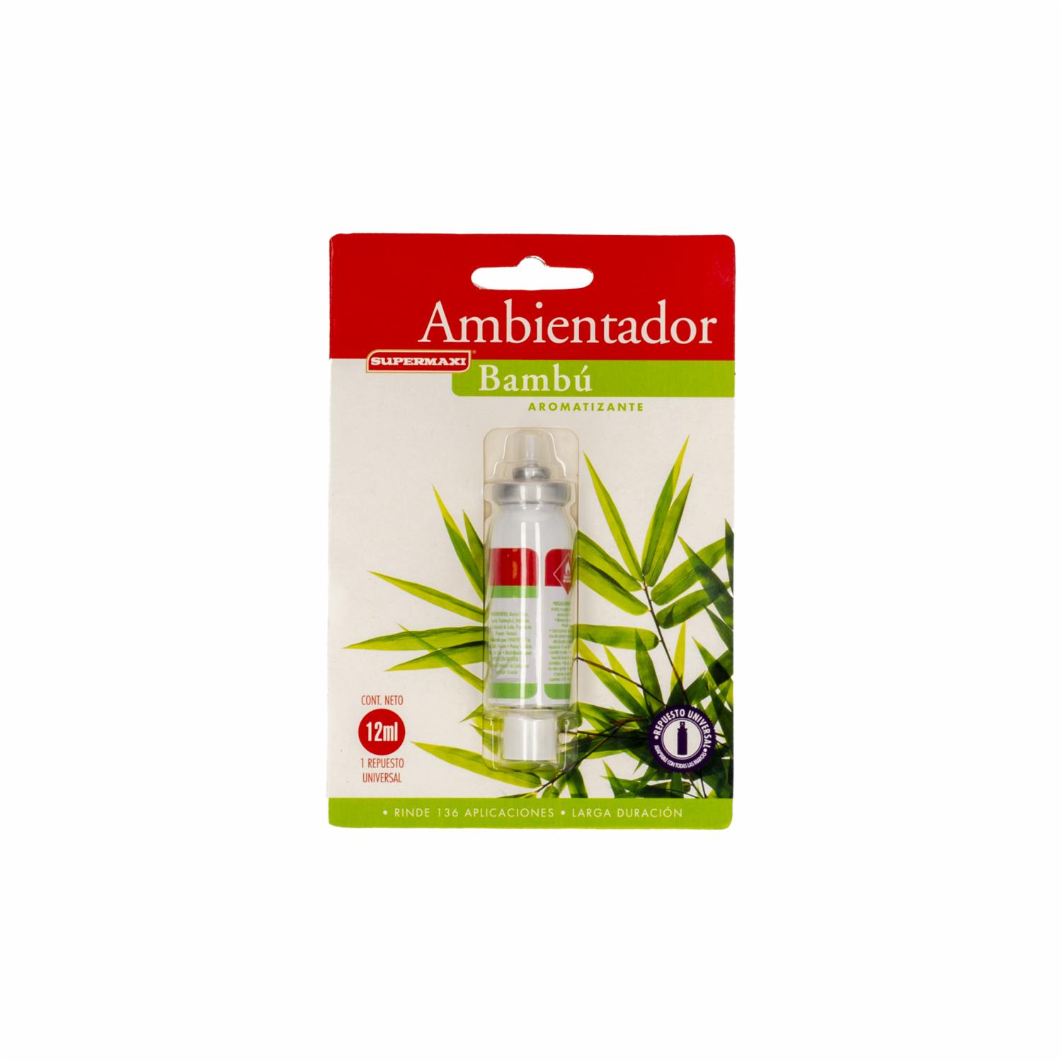 Ambientador Bambú SUPERMAXI 12 Ml