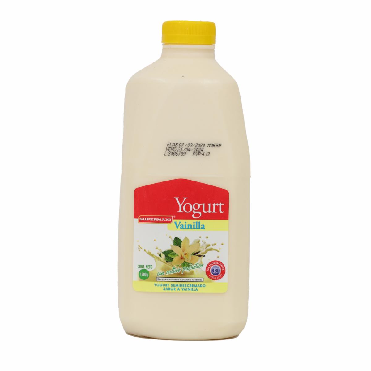 Yogurt Semidescremado Bebible Sabor A Vainilla SUPERMAXI 1900 G