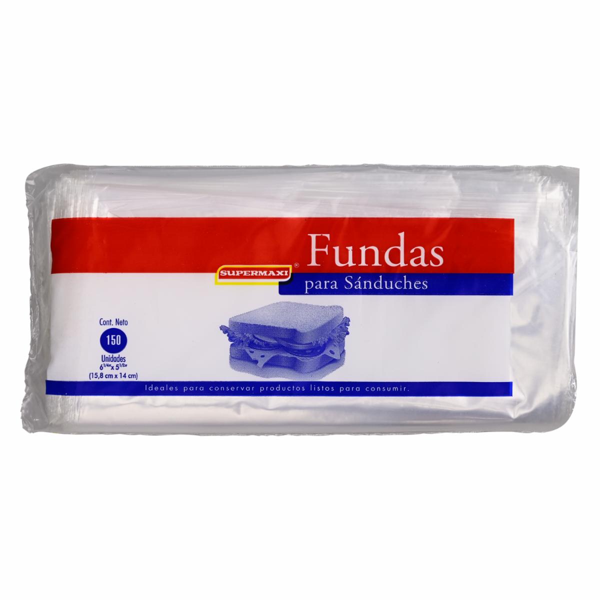 Fundas Para Sánduche SUPERMAXI 150 Unidades