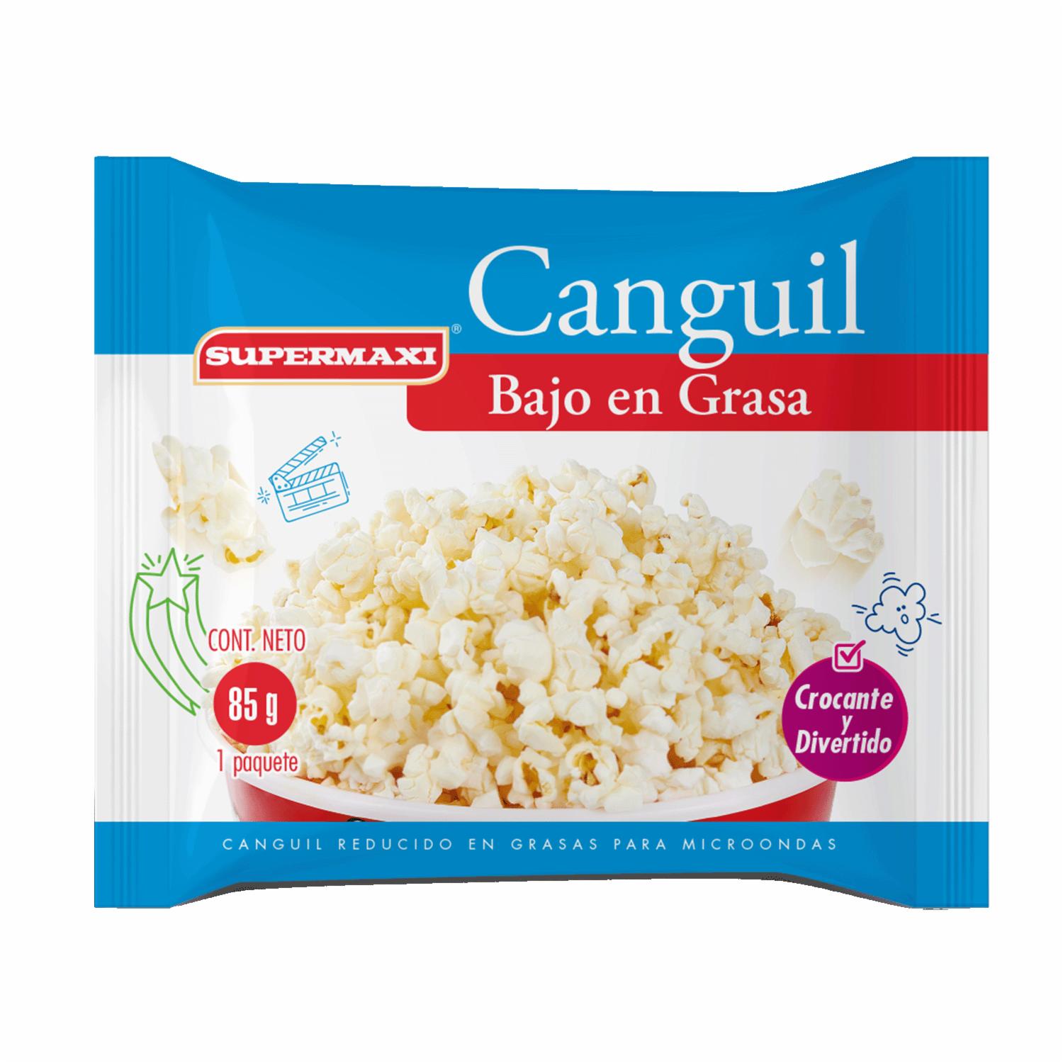 Canguil Para Microondas Bajo De Grasa SUPERMAXI 85 G