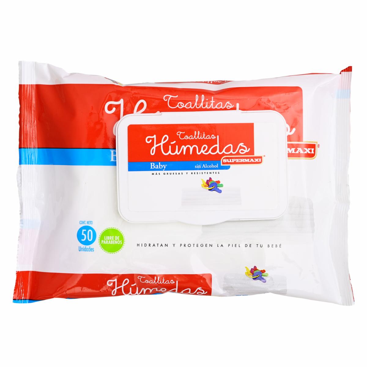 Toallitas Húmedas SUPERMAXI 1 X 55 Unidades