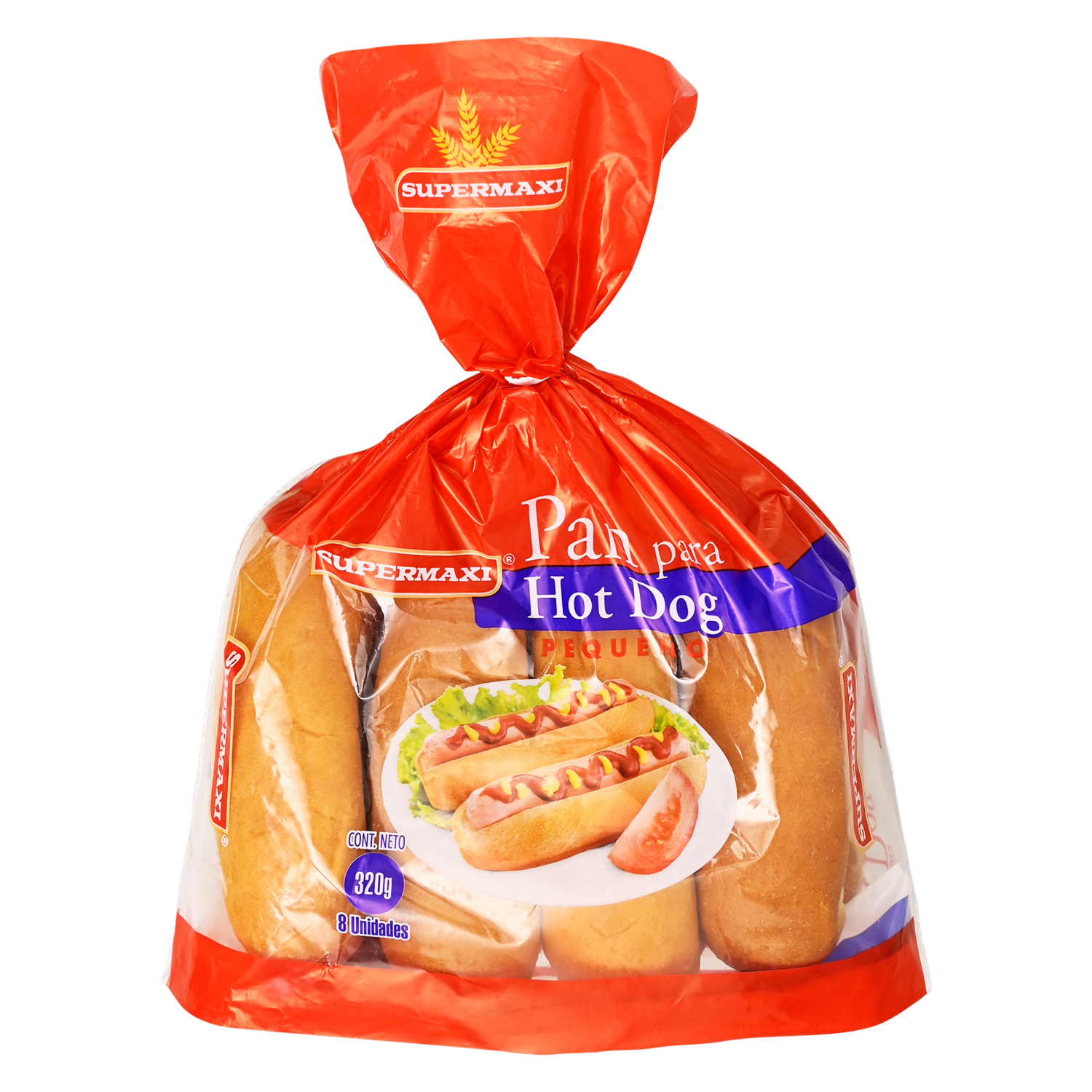 Pan Hot Dog SUPERMAXI 320g