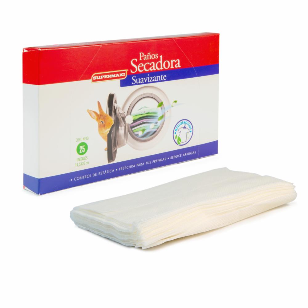 Paños Para Secadora SUPERMAXI X 25 Uds Supermaxi