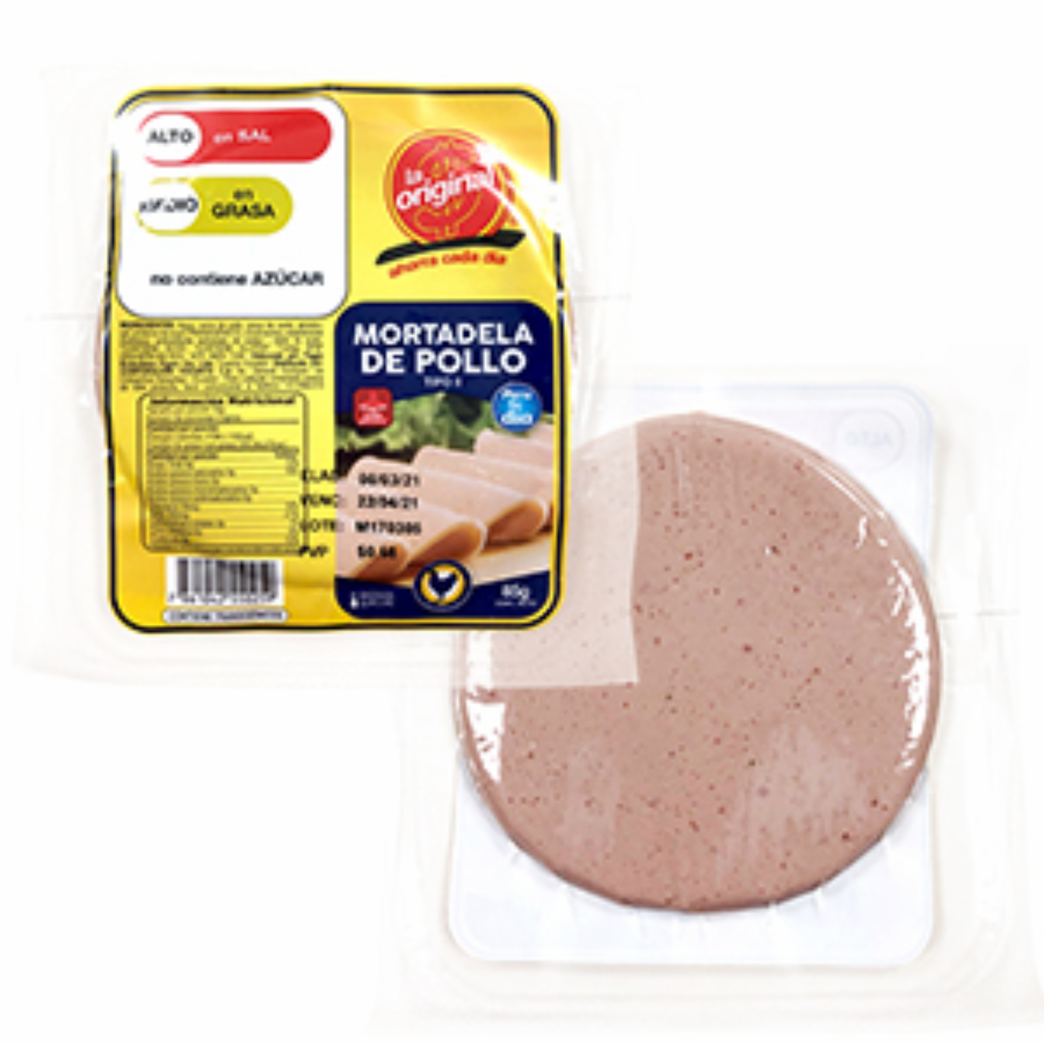 Mortadela De Pollo LA ORIGINAL 85 G