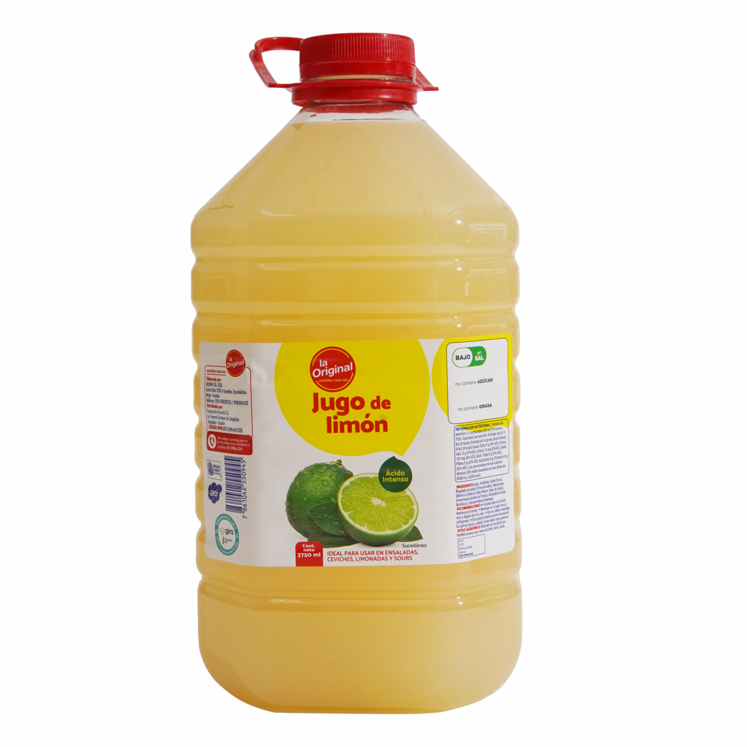 Sucedaneo De Jugo De Limón LA ORIGINAL Botella