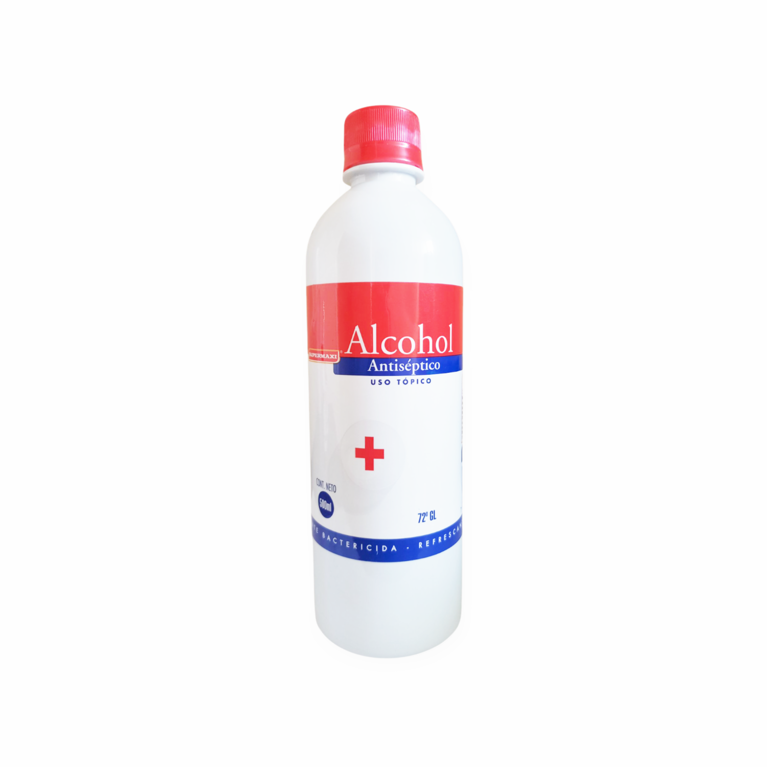 Alcohol Antiséptico Uso Tópico SUPERMAXI 500 Ml