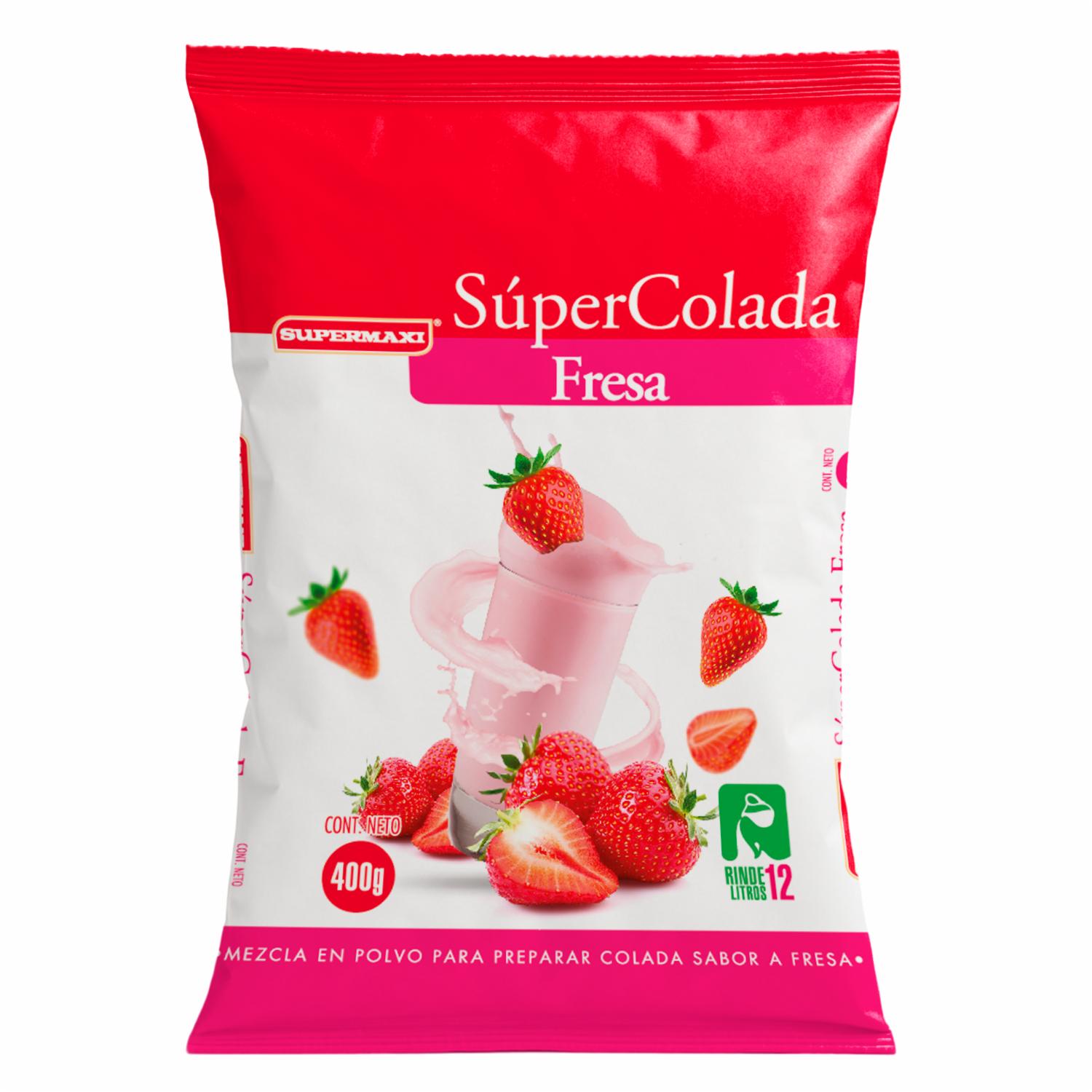 Colada Sabor Fresa SUPERMAXI 400 G