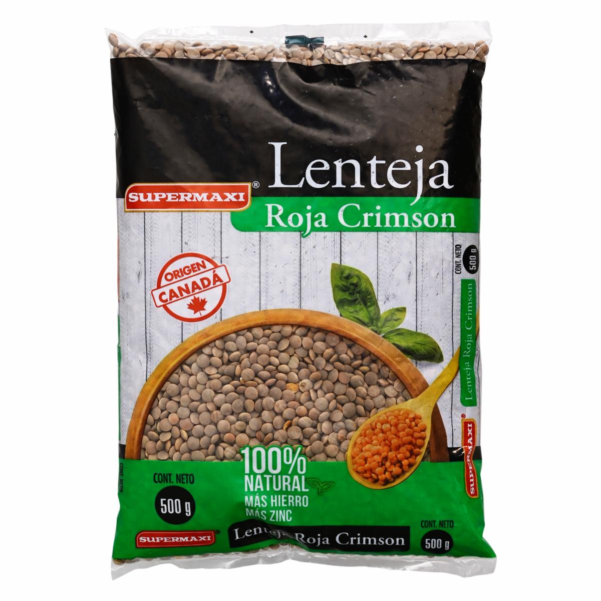 Lenteja Roja Crimson SUPERMAXI 500 G