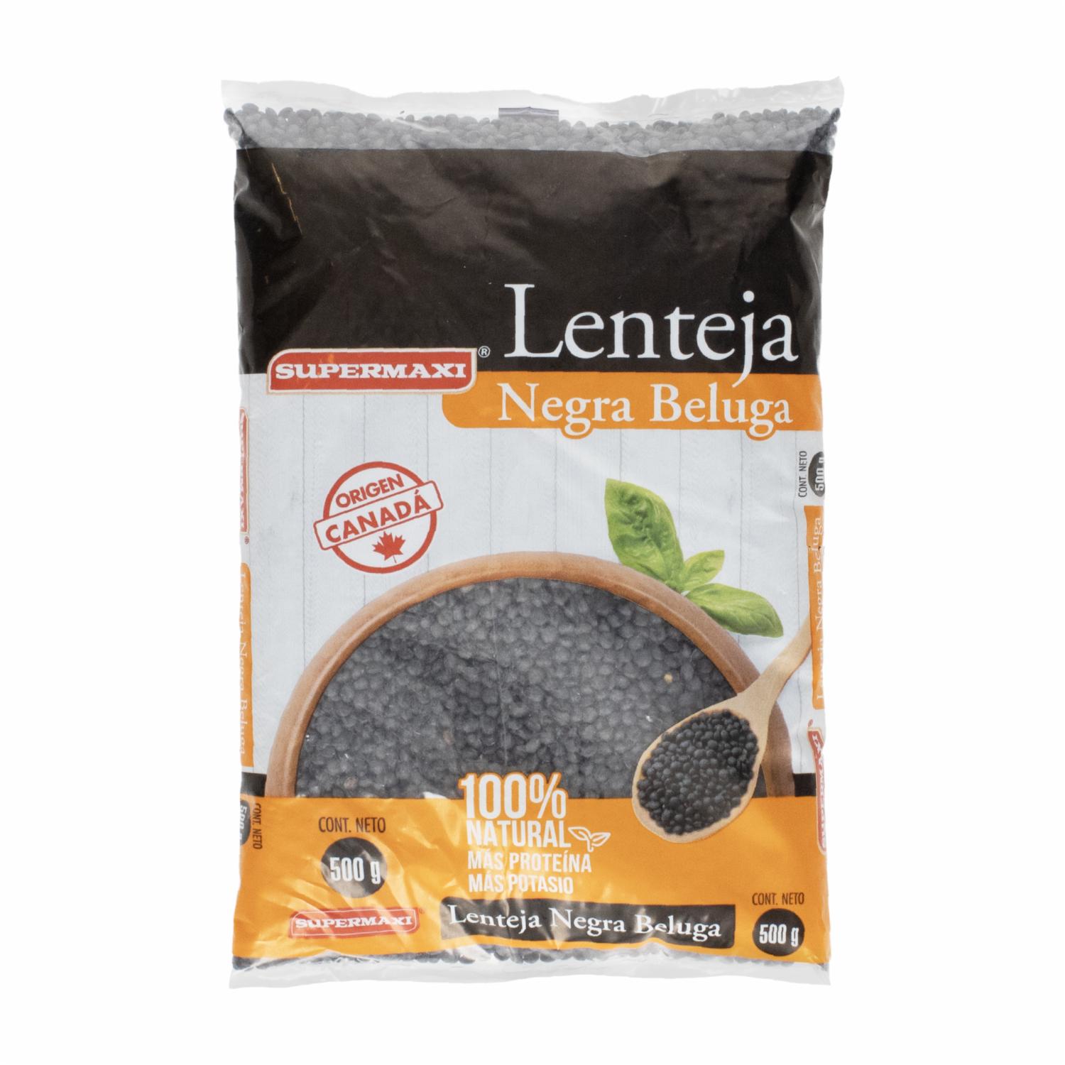 Lenteja Negra Beluga SUPERMAXI 500 G