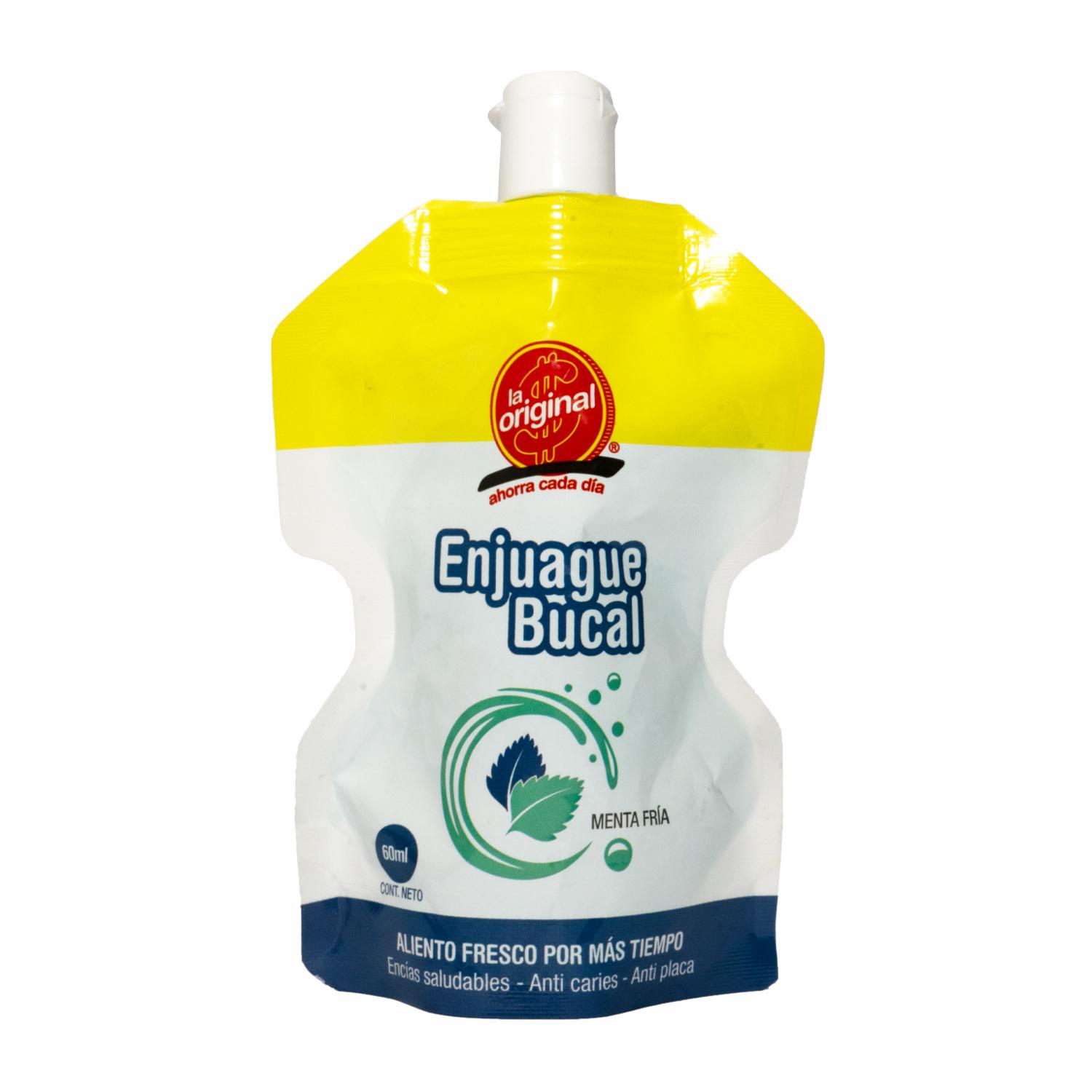 Enjuague  Bucal Sabor A Menta Fría LA ORIGINAL 60 ML