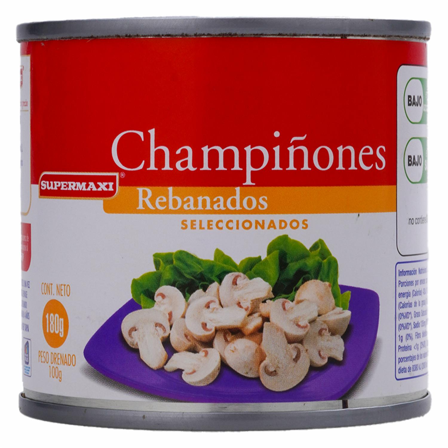 Champiñones Rebanados SUPERMAXI 180 G
