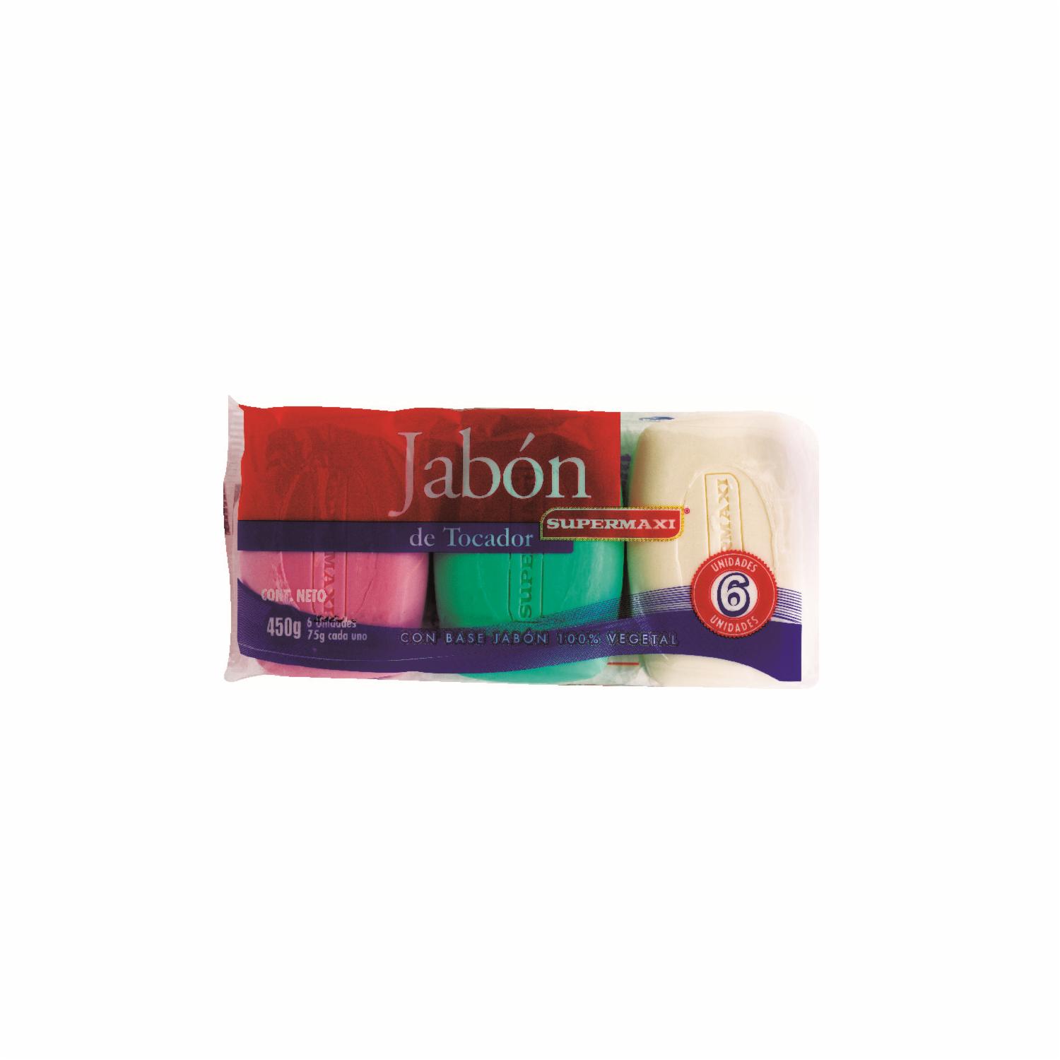 Jabón De Tocador Cosmético SUPERMAXI 450 G