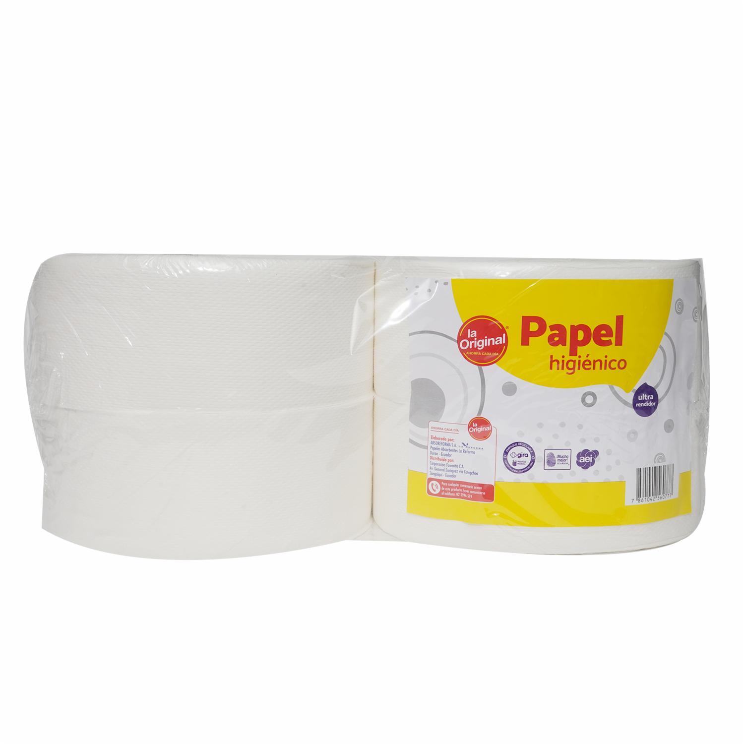 Papel Higiénico Institucional LA ORIGINAL 4 Rollos
