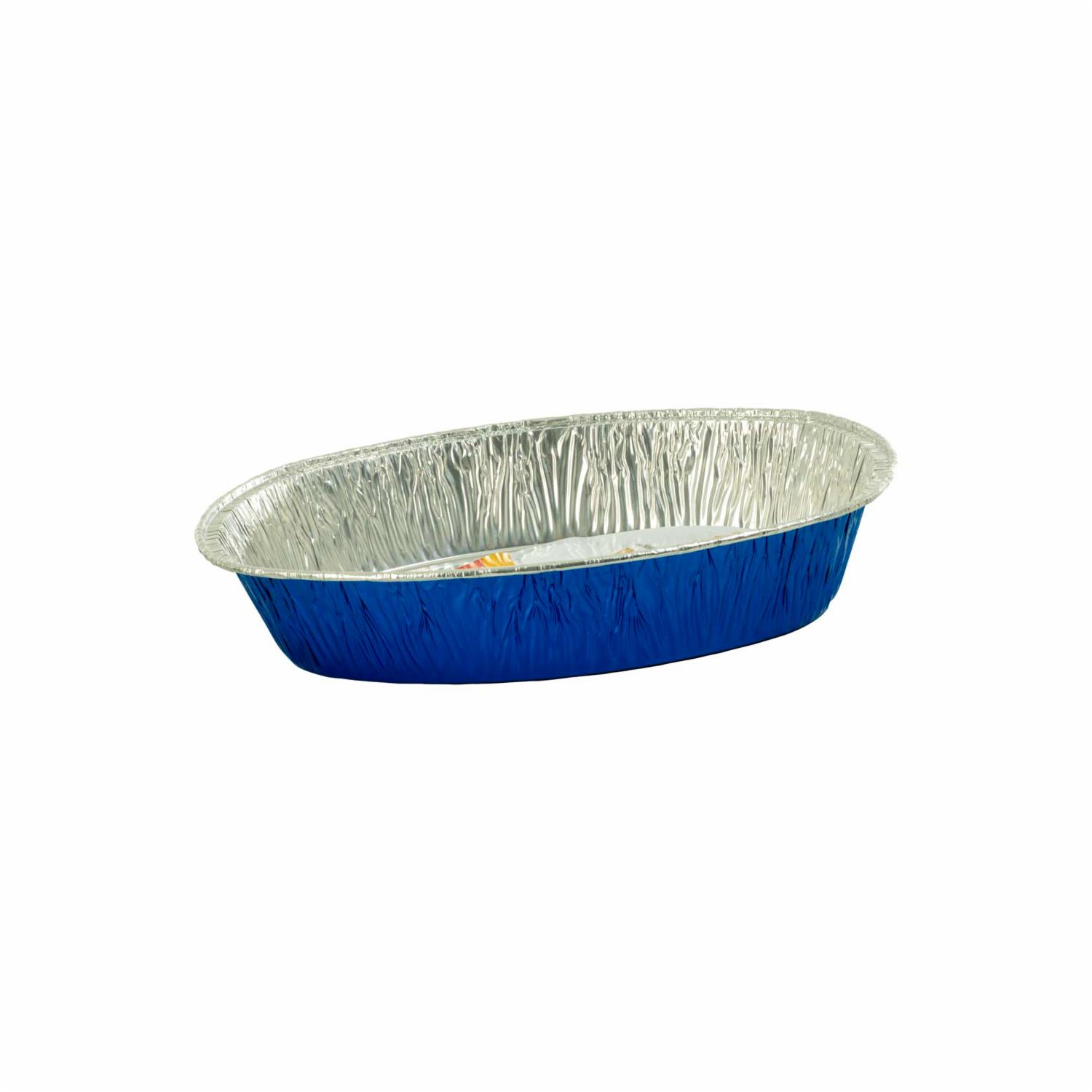 Bandeja Para Pavo Azul SUPERMAXI Ovalada