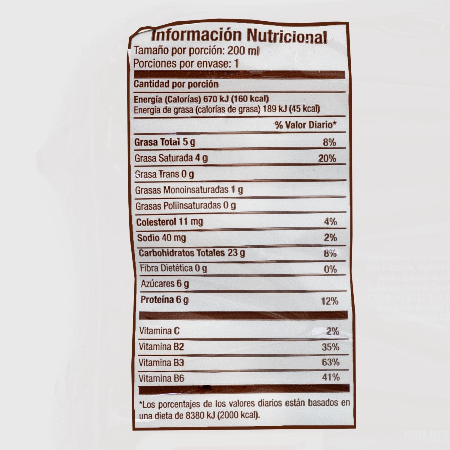 Leche Saborizada De Chocolate SUPERMAXI 6 X 200 Ml