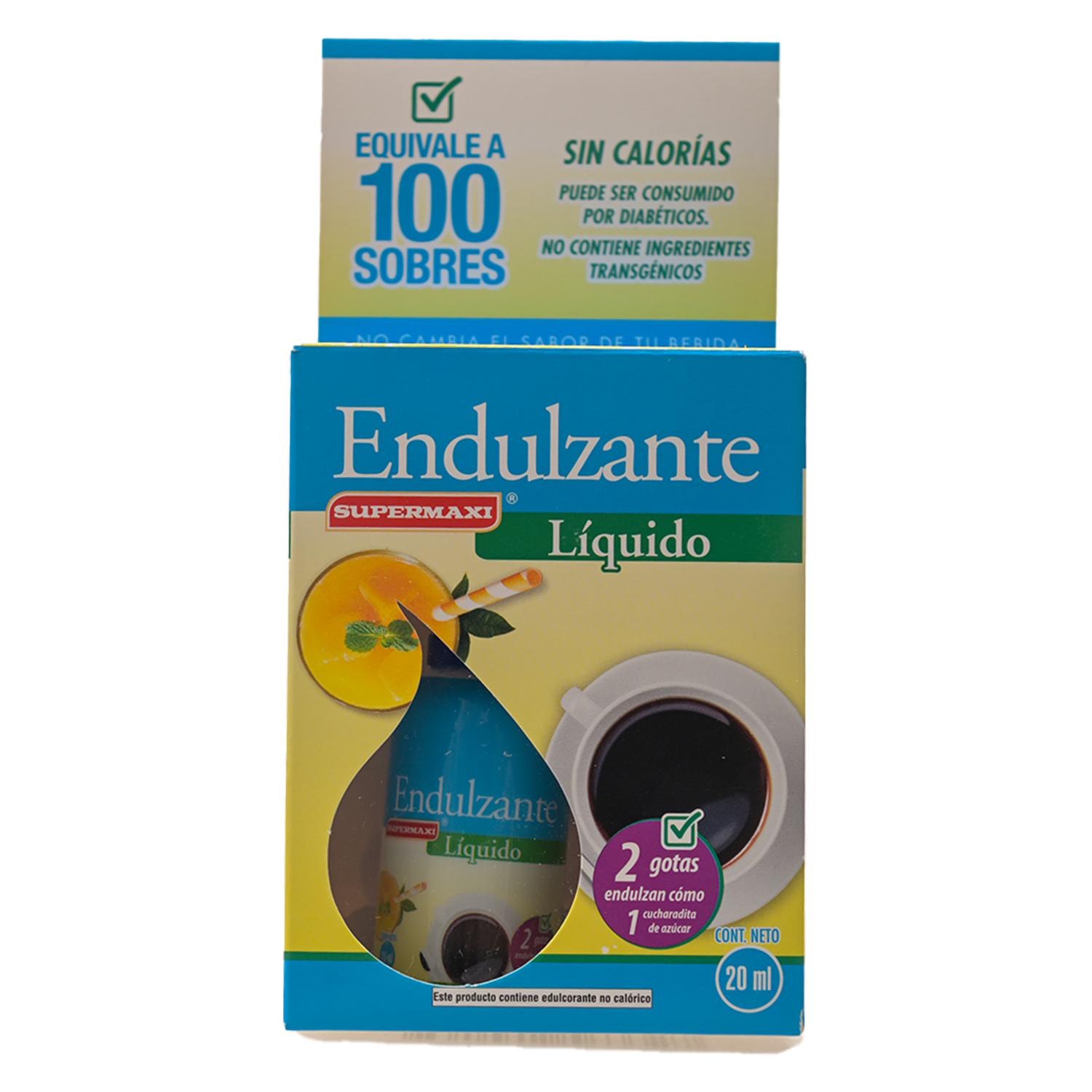 Endulzante De Sucralosa Liquida SUPERMAXI 20 ml