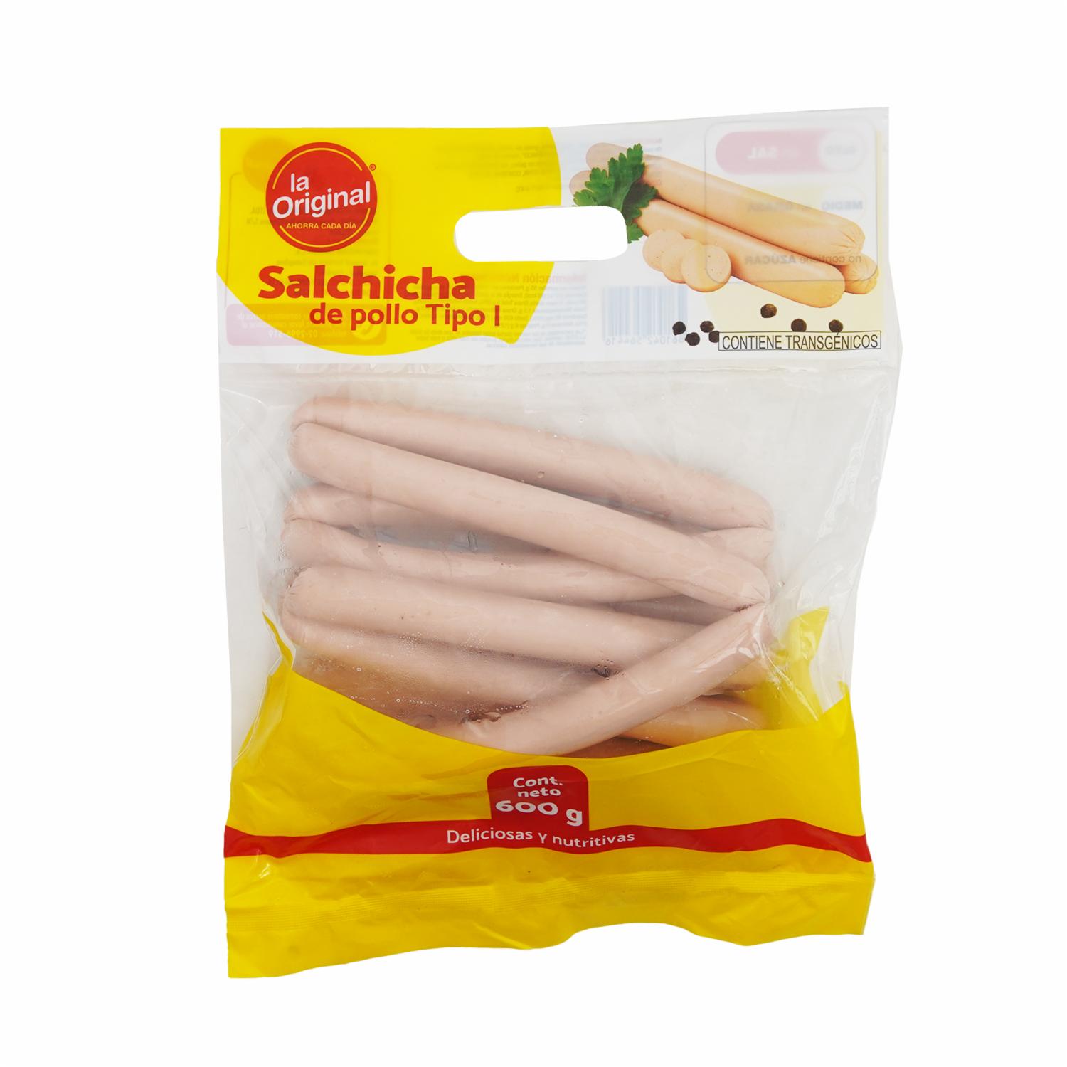 Salchicha De Pollo LA ORIGINAL 600 G