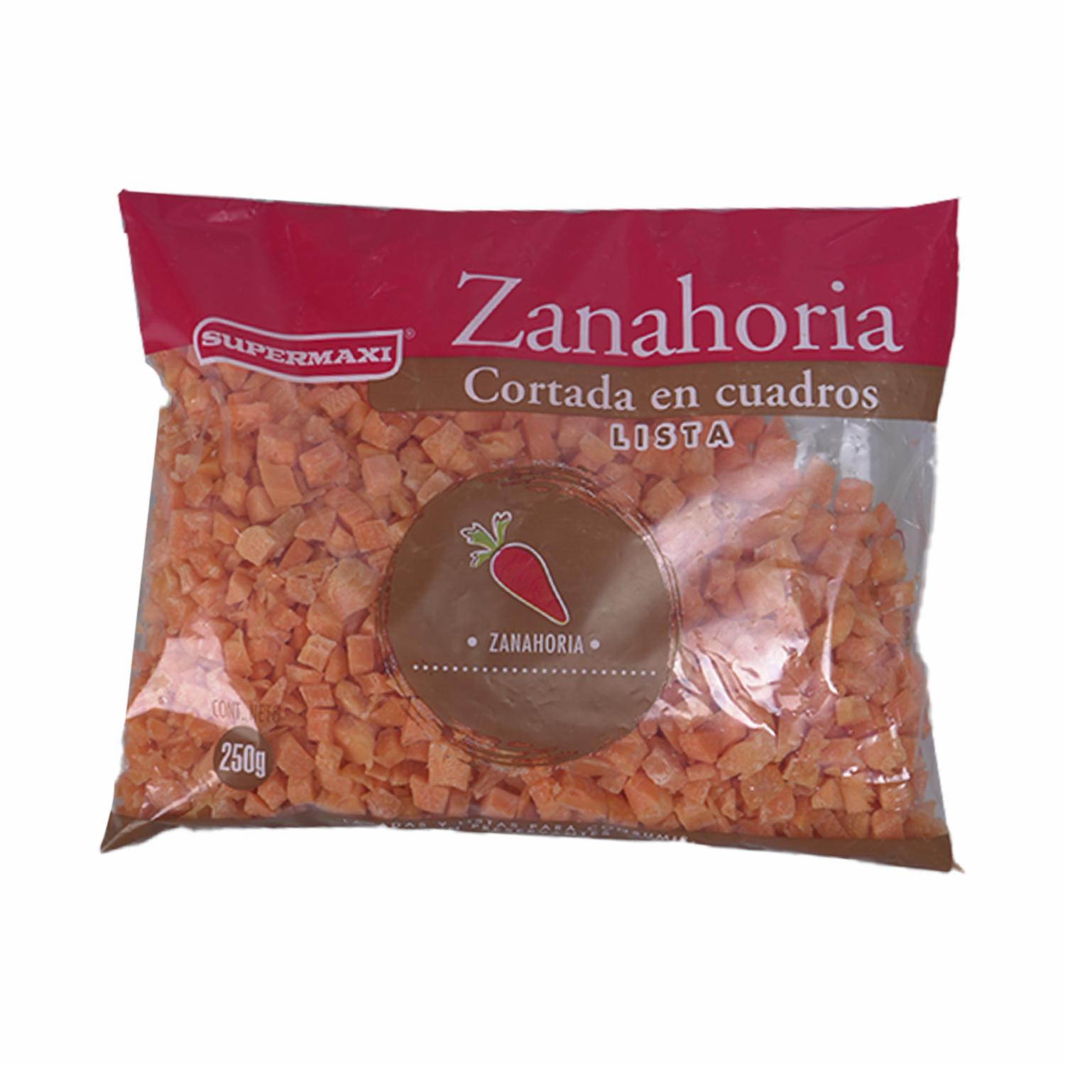 Zanahoria Cortada En Cuadros SUPERMAXI 250g