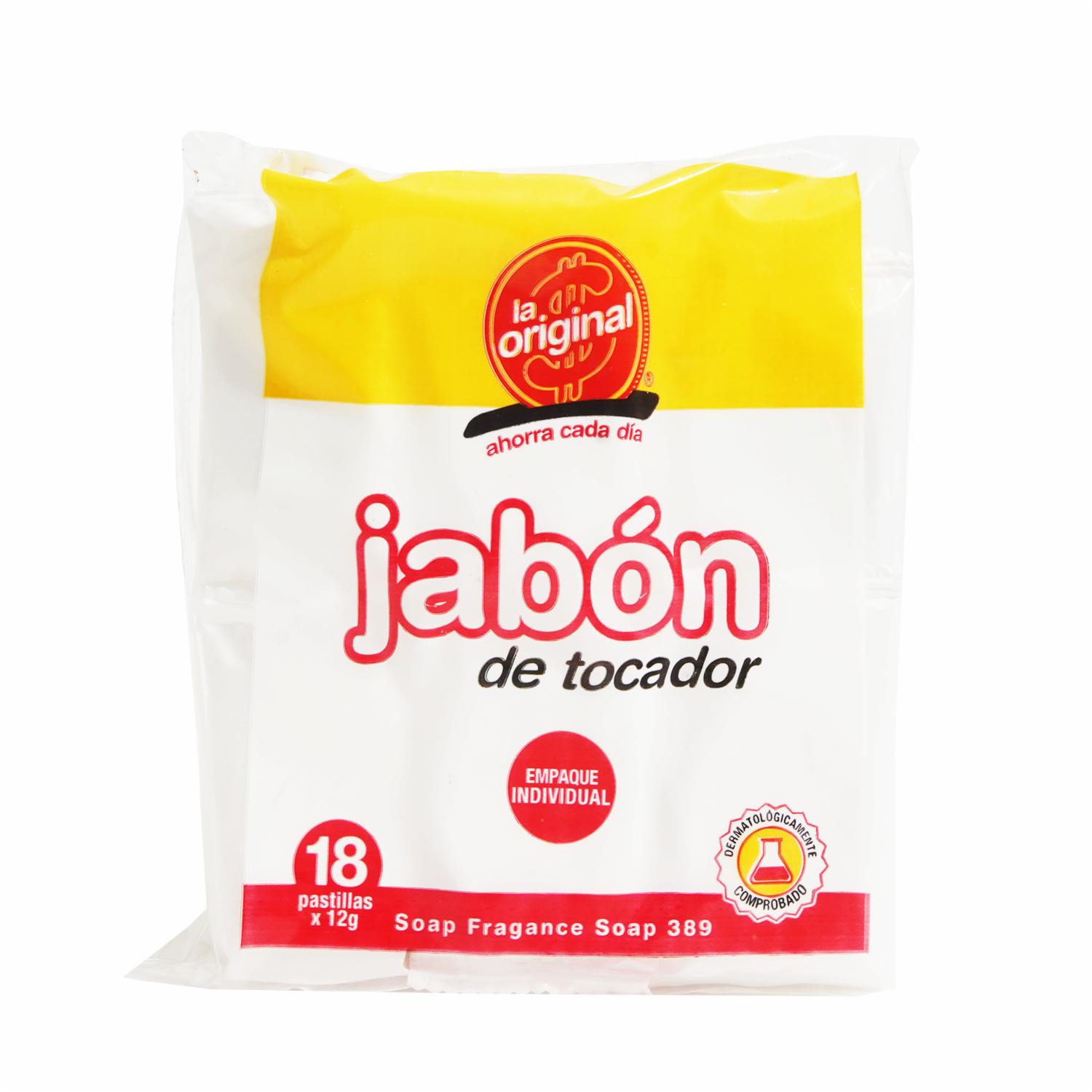Jabón De Tocador Antibacterial LA ORIGINAL X 18 Uds