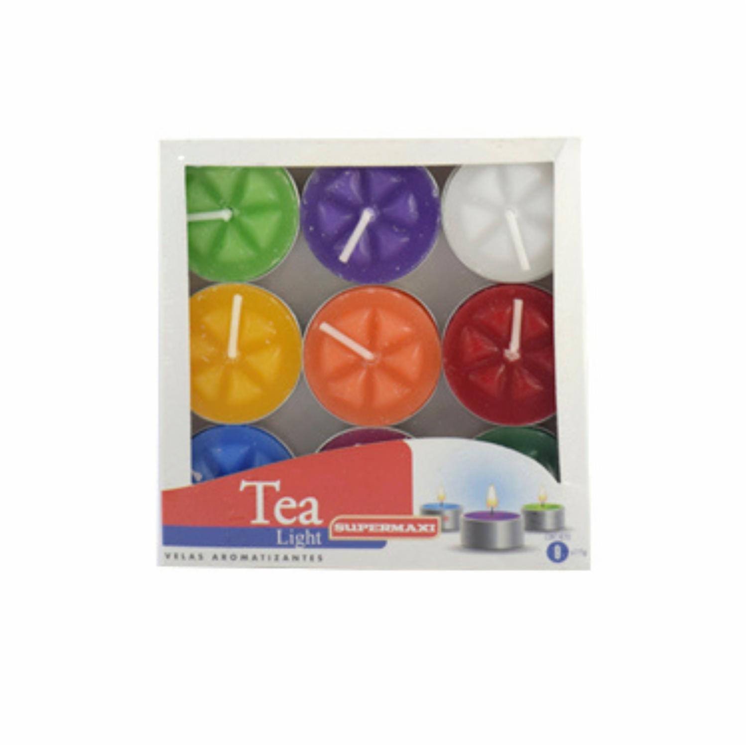 Velas Surtidas SUPERMAXI x 12 Unidades