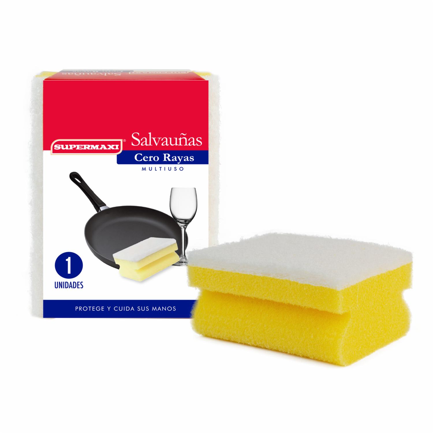 Salva Uñas De Fibra Blanca SUPERMAXI Unidad