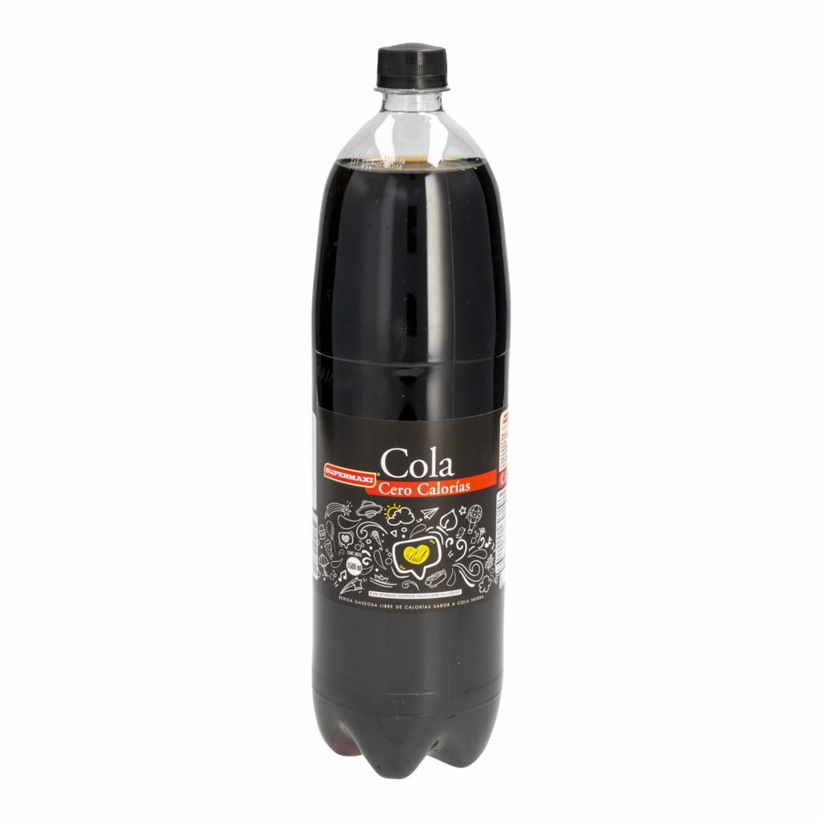 Bebida Gaseosa Sabor A Cola Cero Azúcar SUPERMAXI Botella