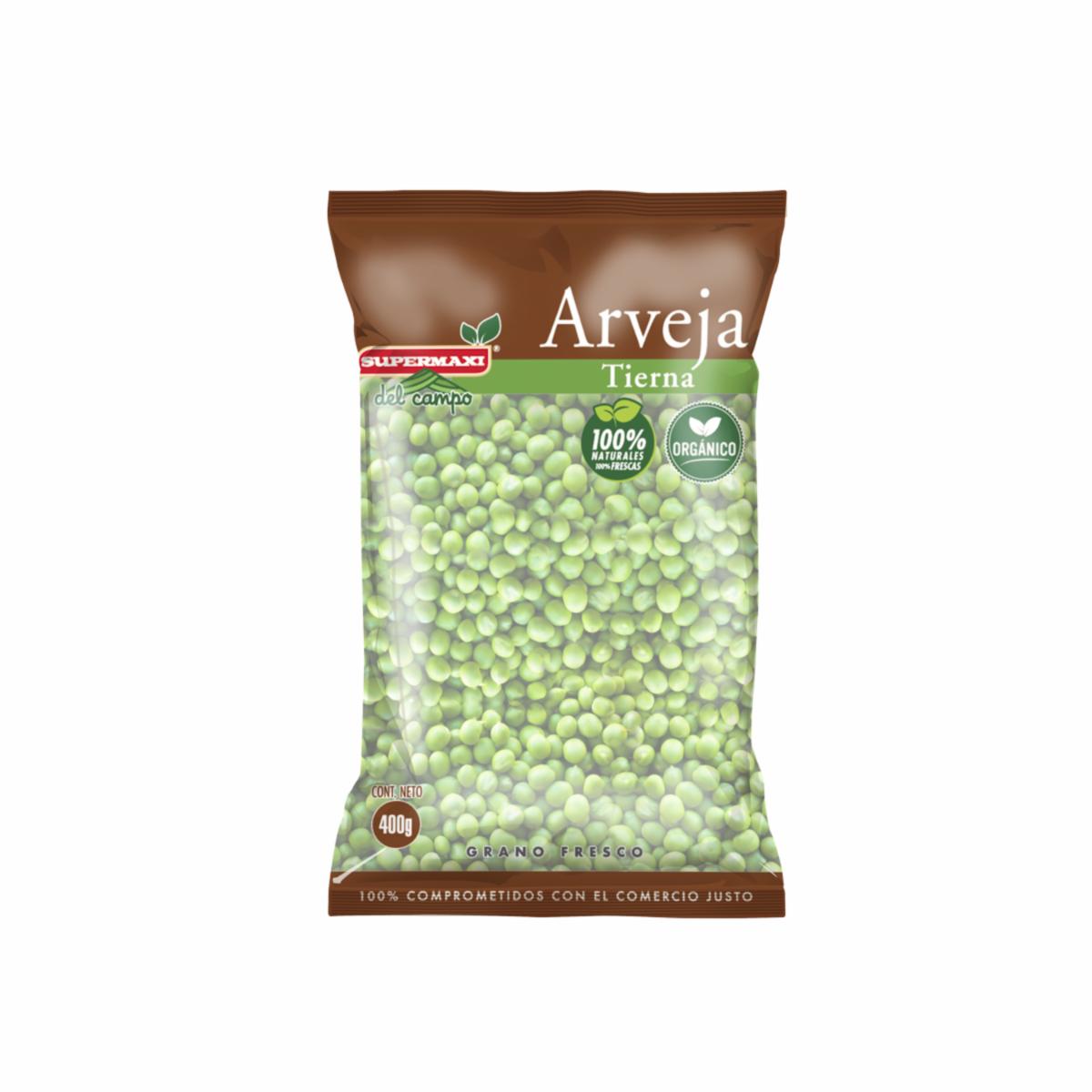 Arvejas Orgánicas Grano Tierno SUPERMAXI 400 G
